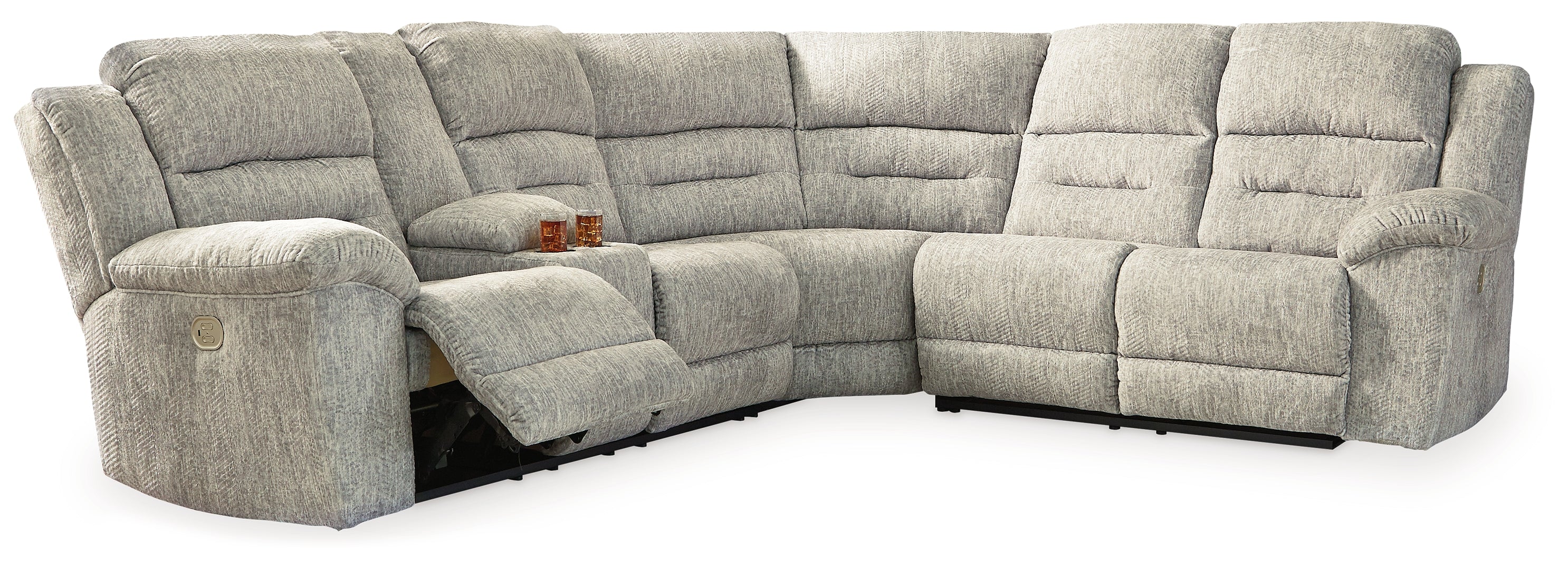 Family Den 3-Piece Power Reclining Sectional