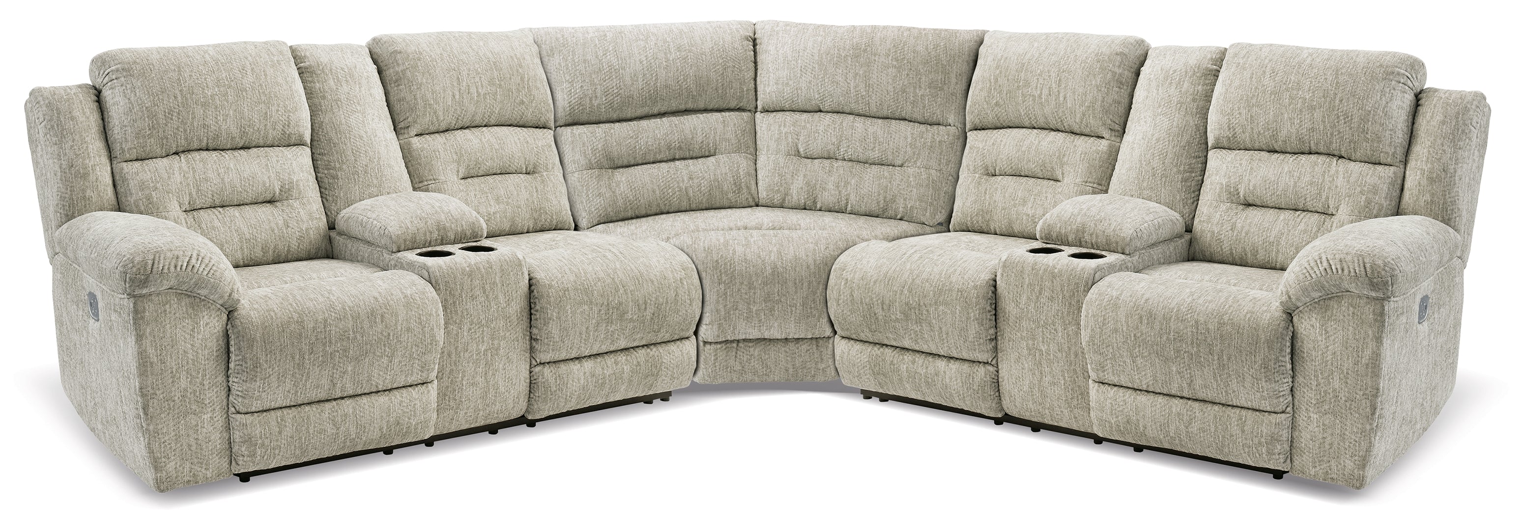 Family Den 3-Piece Power Reclining Sectional