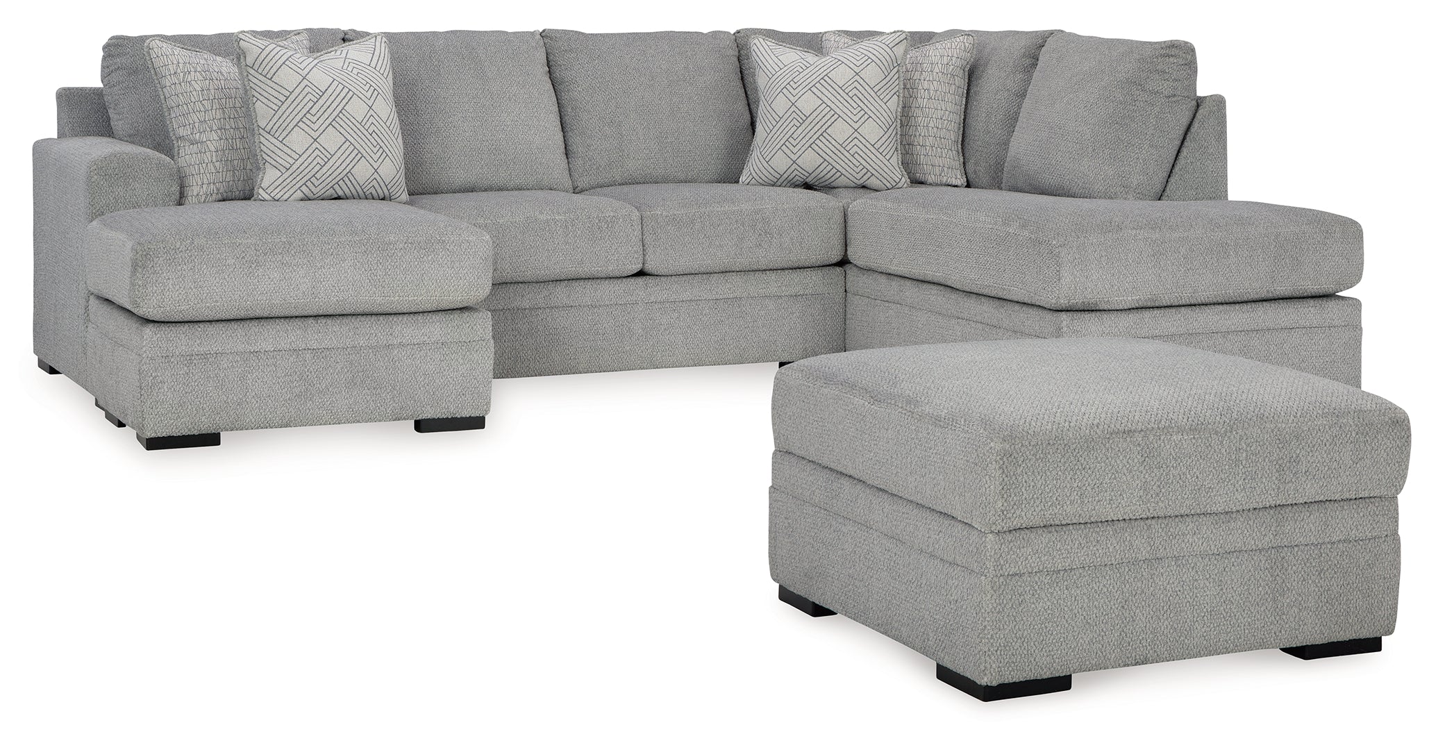 Casselbury 2-Piece Sectional with Ottoman