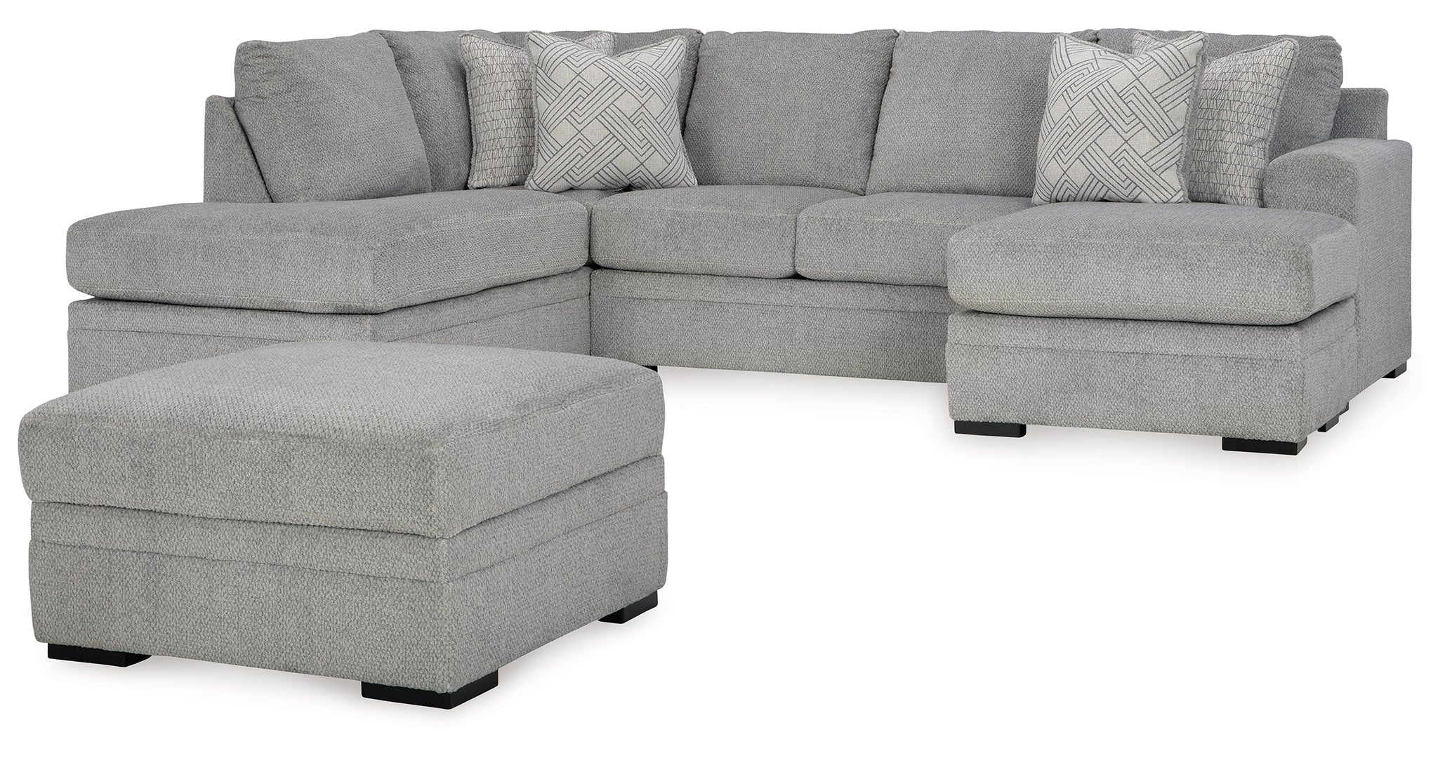 Casselbury 2-Piece Sectional with Ottoman