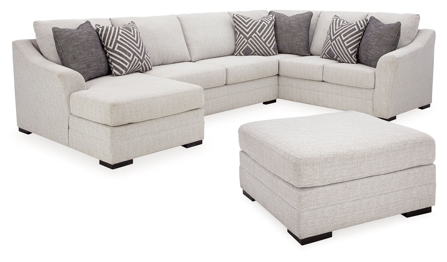 Koralynn 3-Piece Sectional with Ottoman