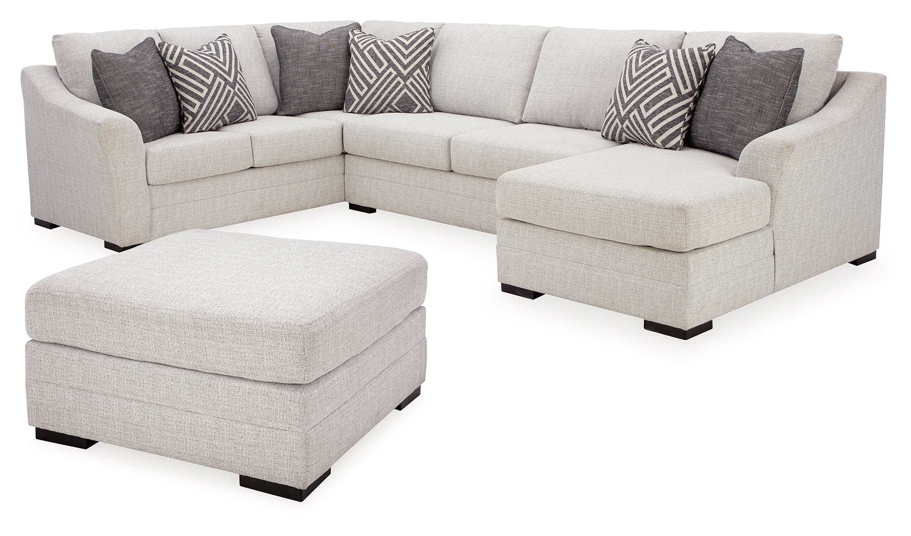 Koralynn 3-Piece Sectional with Ottoman