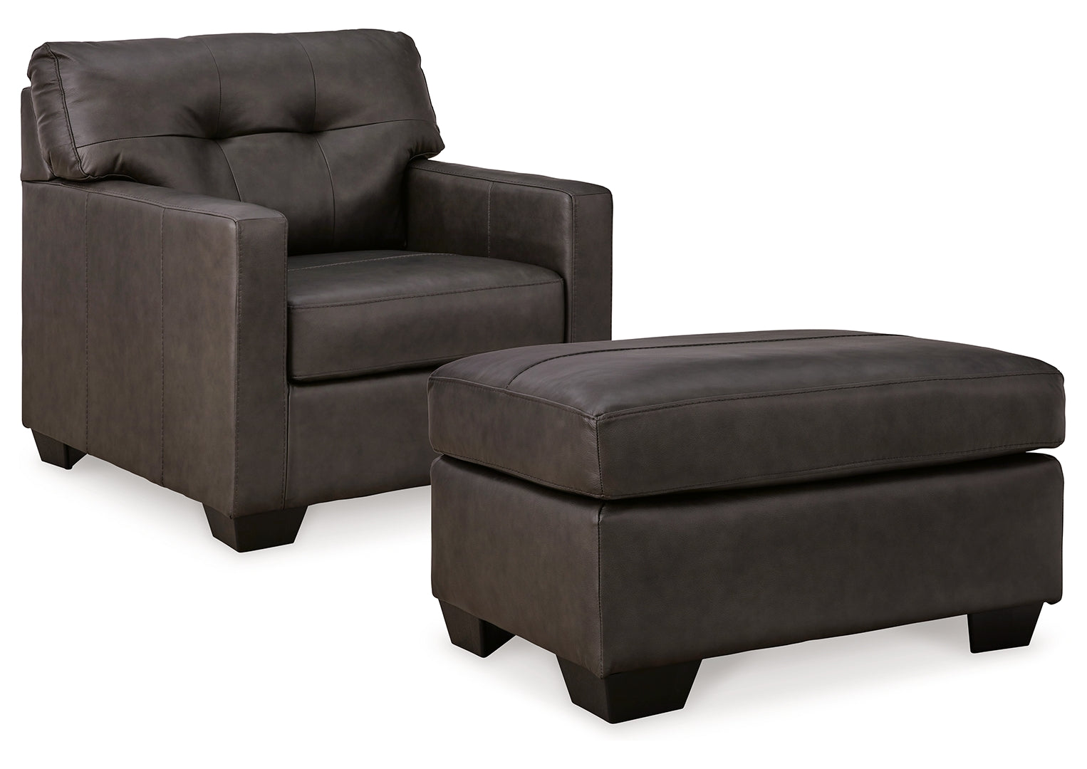 Belziani Chair and Ottoman