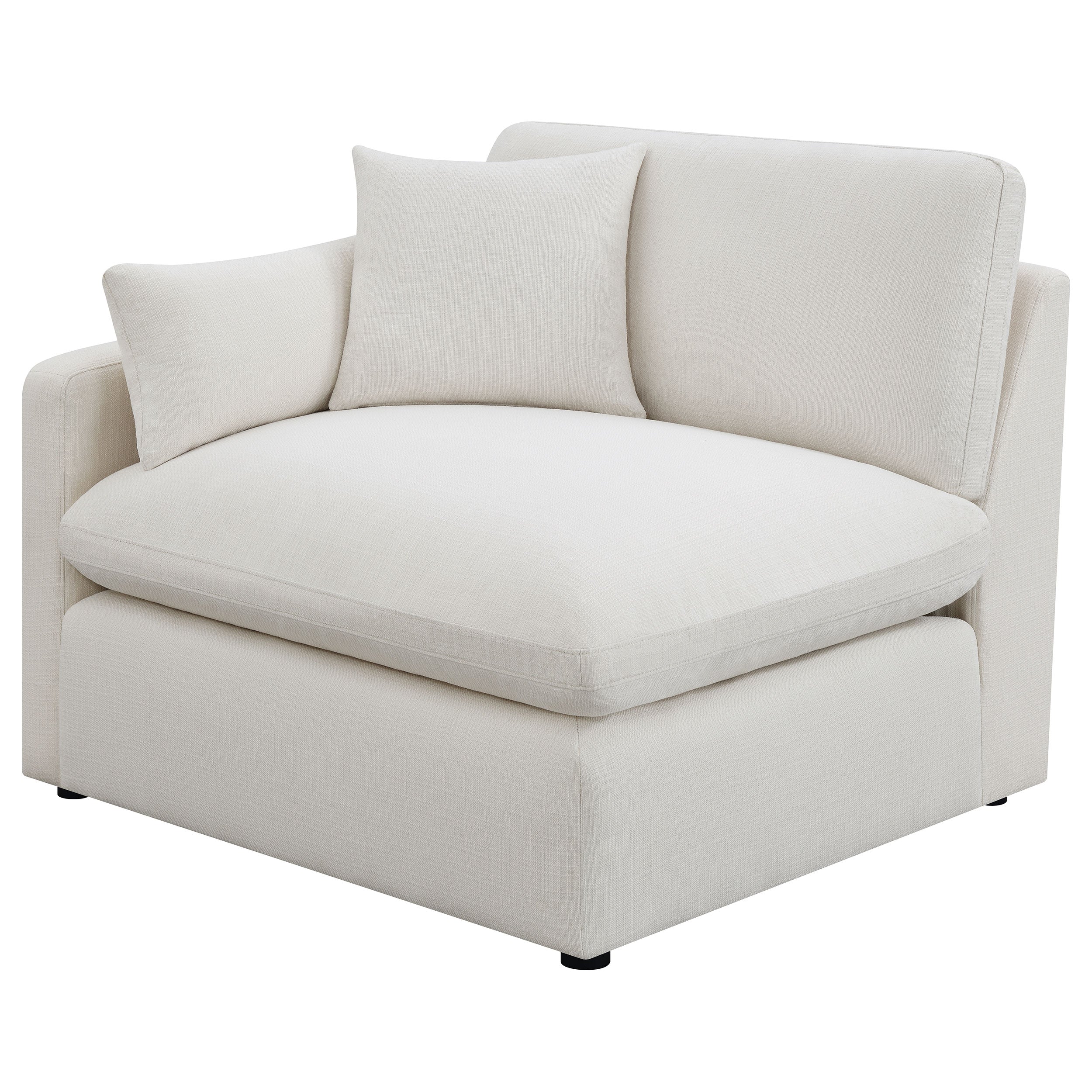 Hobson 6-piece Reversible Cushion Modular Sectional Off-White