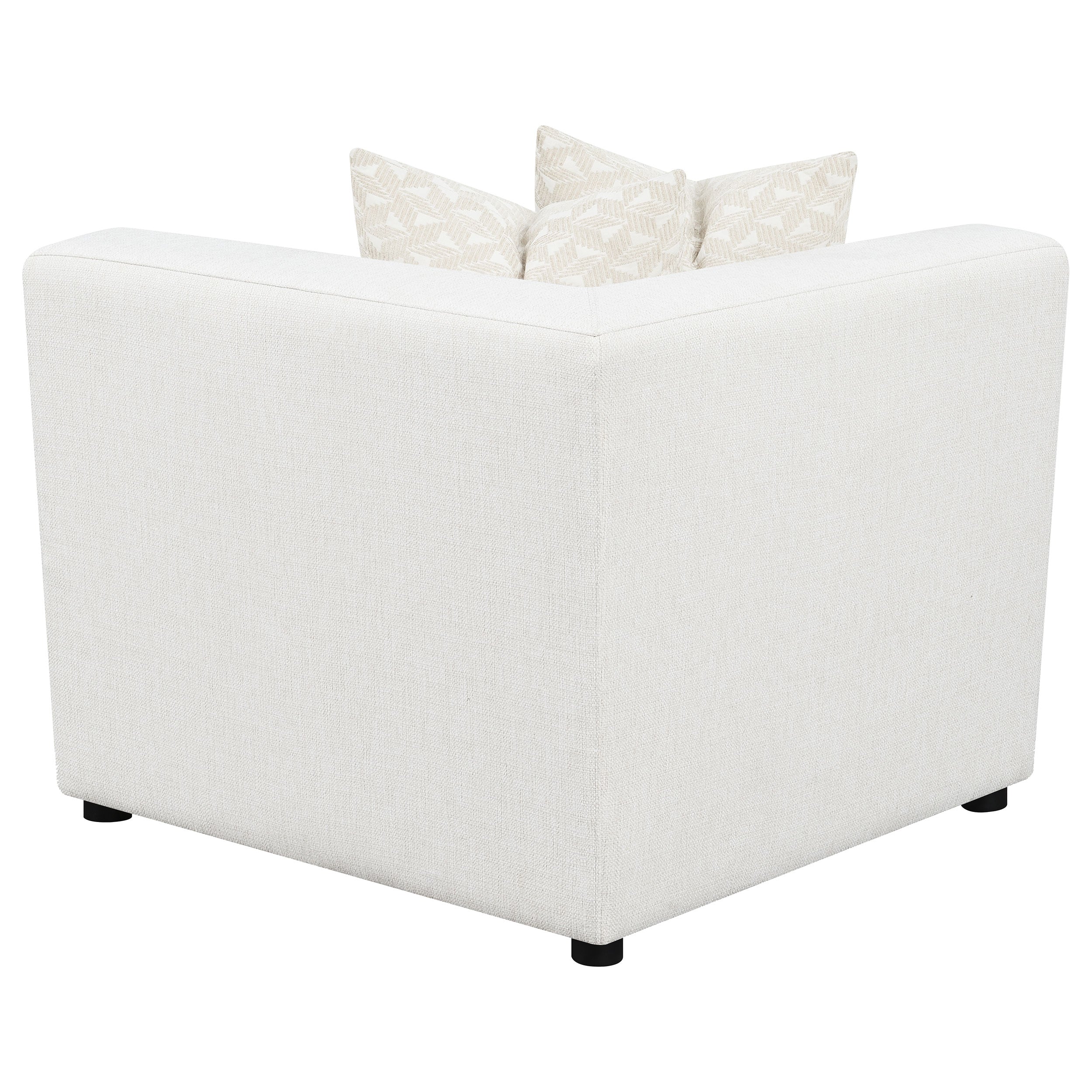 Freddie Upholstered Corner Chair Pearl