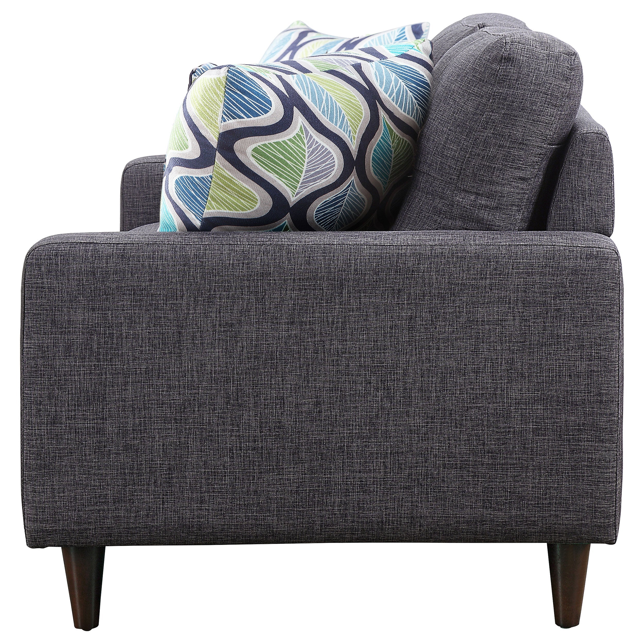 Watsonville Tufted Back Loveseat Grey