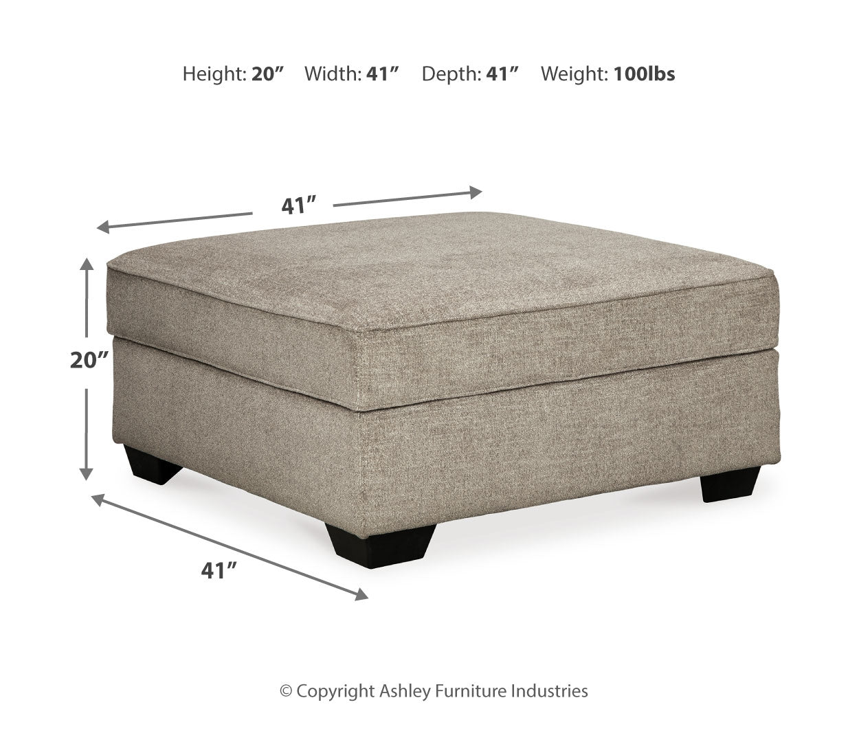 Bovarian Ottoman With Storage