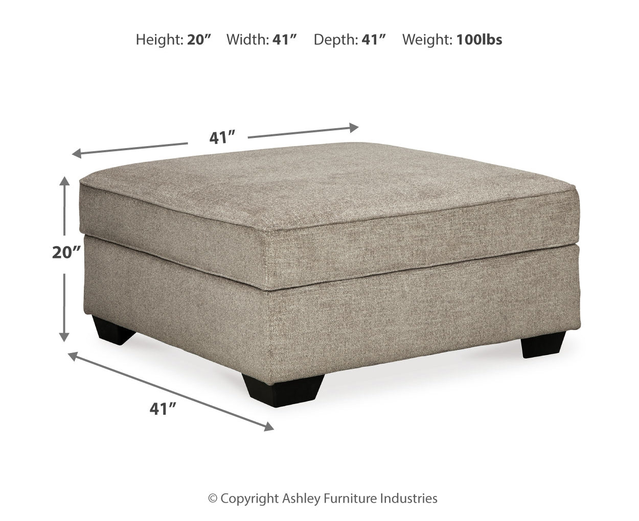 Bovarian Ottoman With Storage
