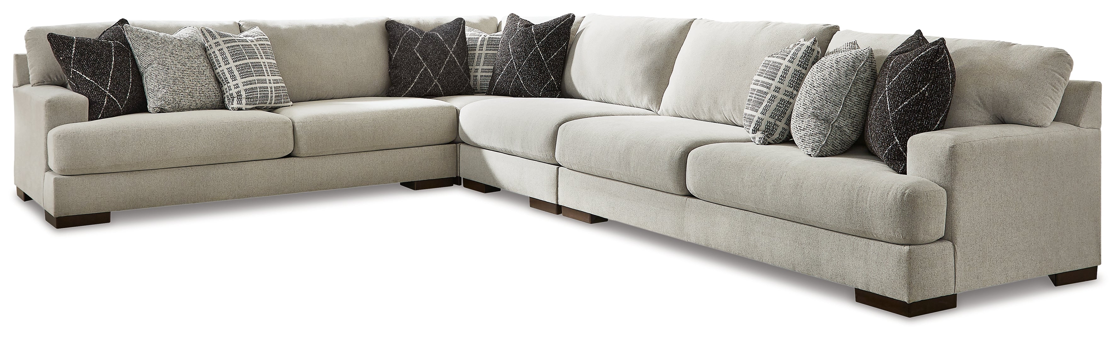 Artsie 3-Piece Sectional with Ottoman