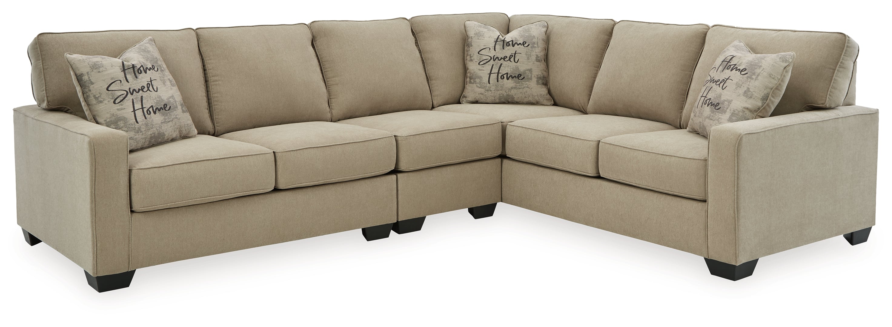 Lucina 2-Piece Sectional with Ottoman