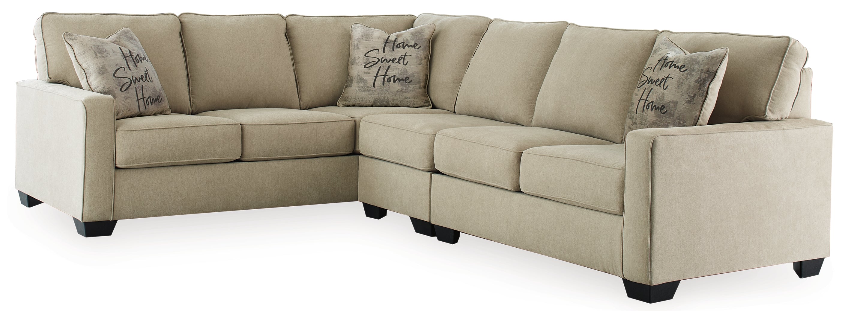 Lucina 2-Piece Sectional with Ottoman