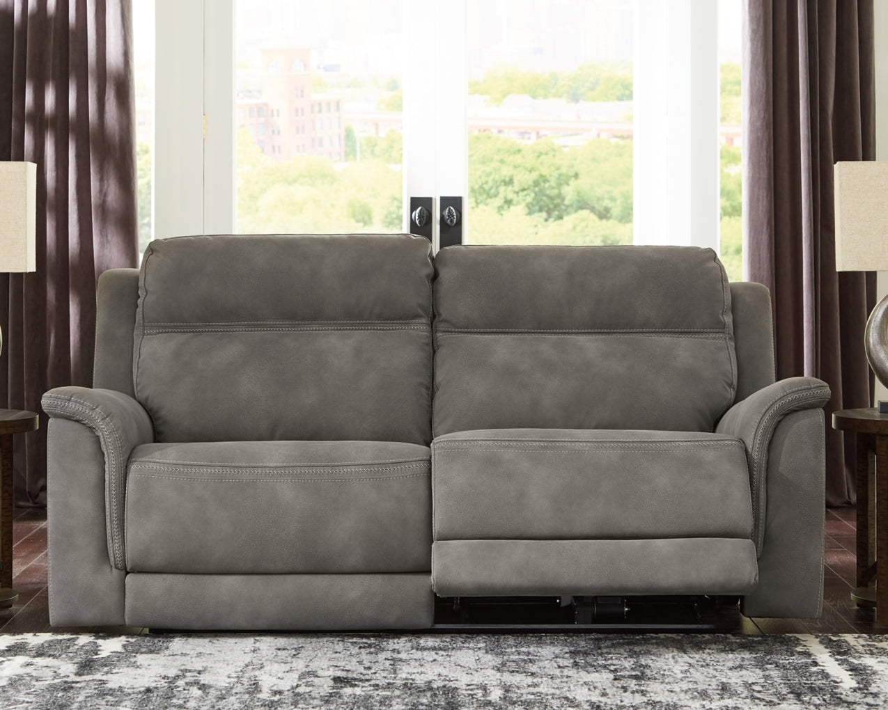Next-Gen Durapella 2 Seat Power Reclining Sofa Adjustable Head Rest by Ashley