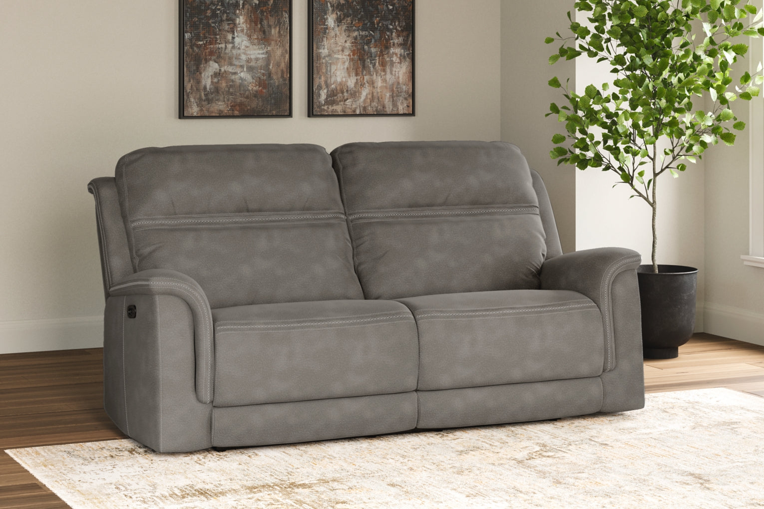 Next-Gen Durapella 2 Seat Power Reclining Sofa Adjustable HDREST