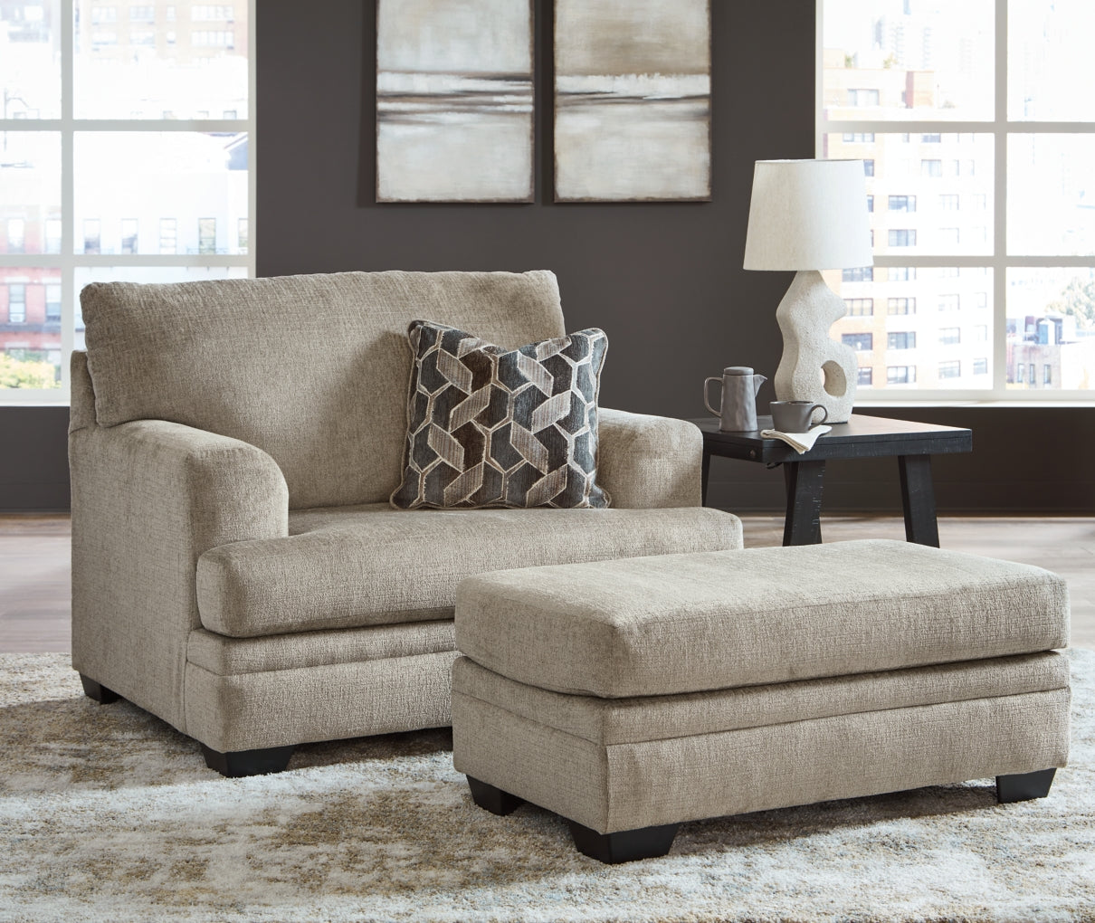 Stonemeade Chair and Ottoman