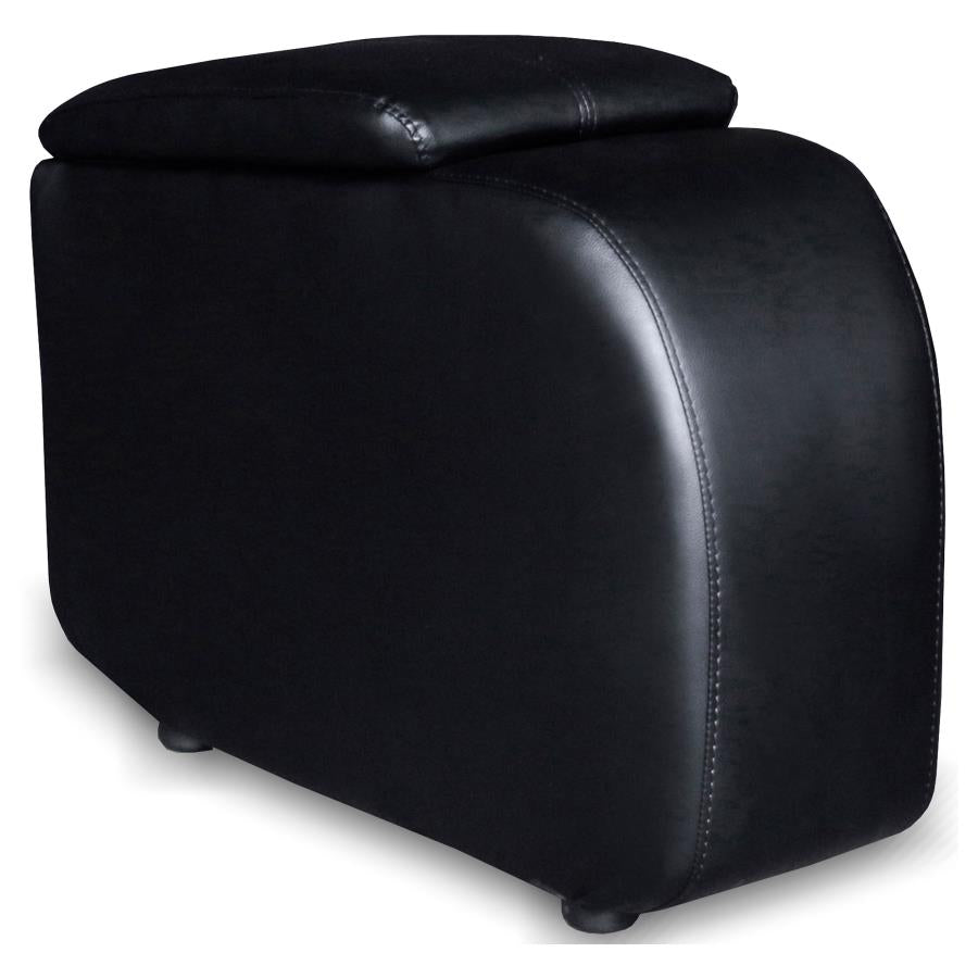 Cyrus Upholstered Home Theater Storage Wedge Console