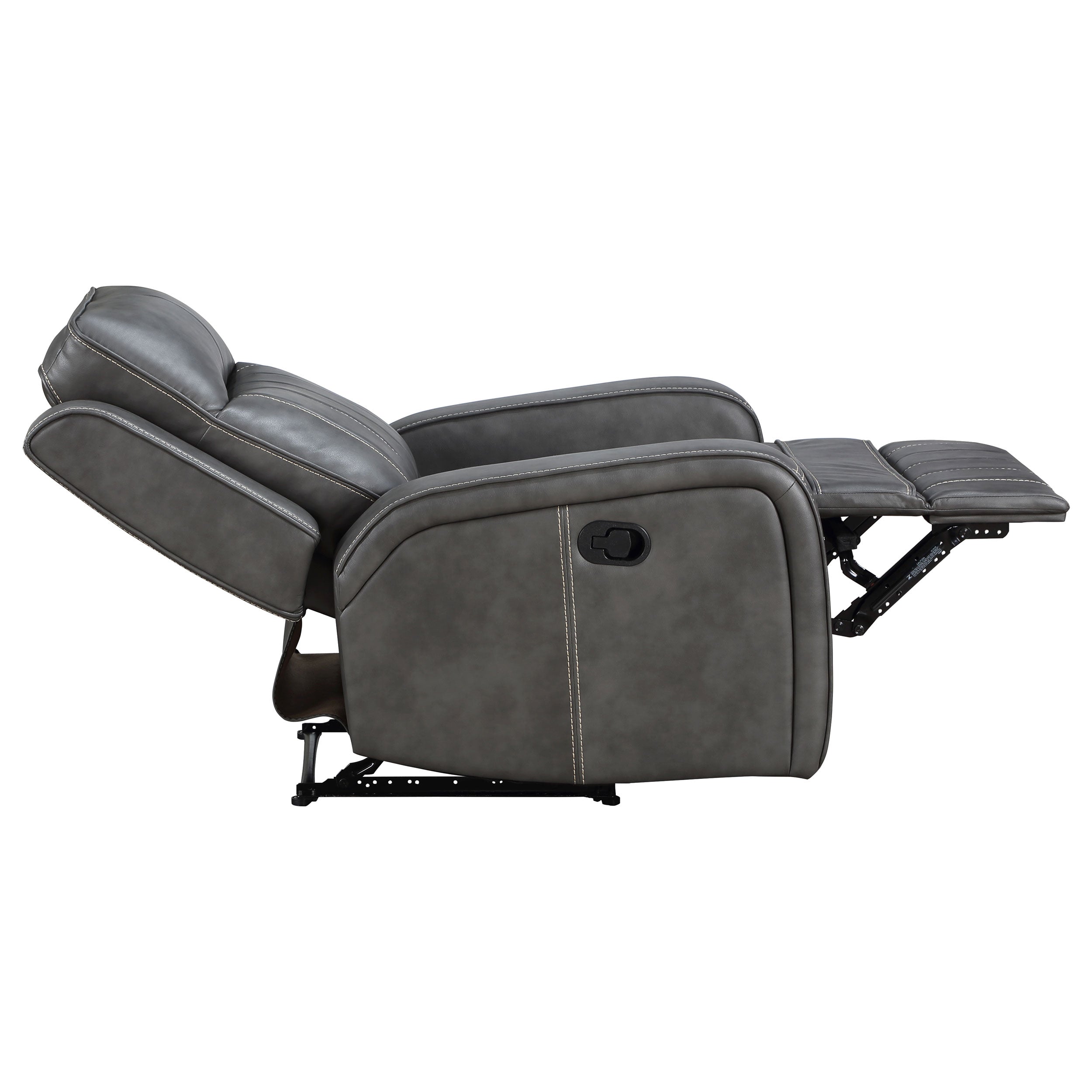 Raelynn 2-piece Upholstered Motion Reclining Sofa Set Grey