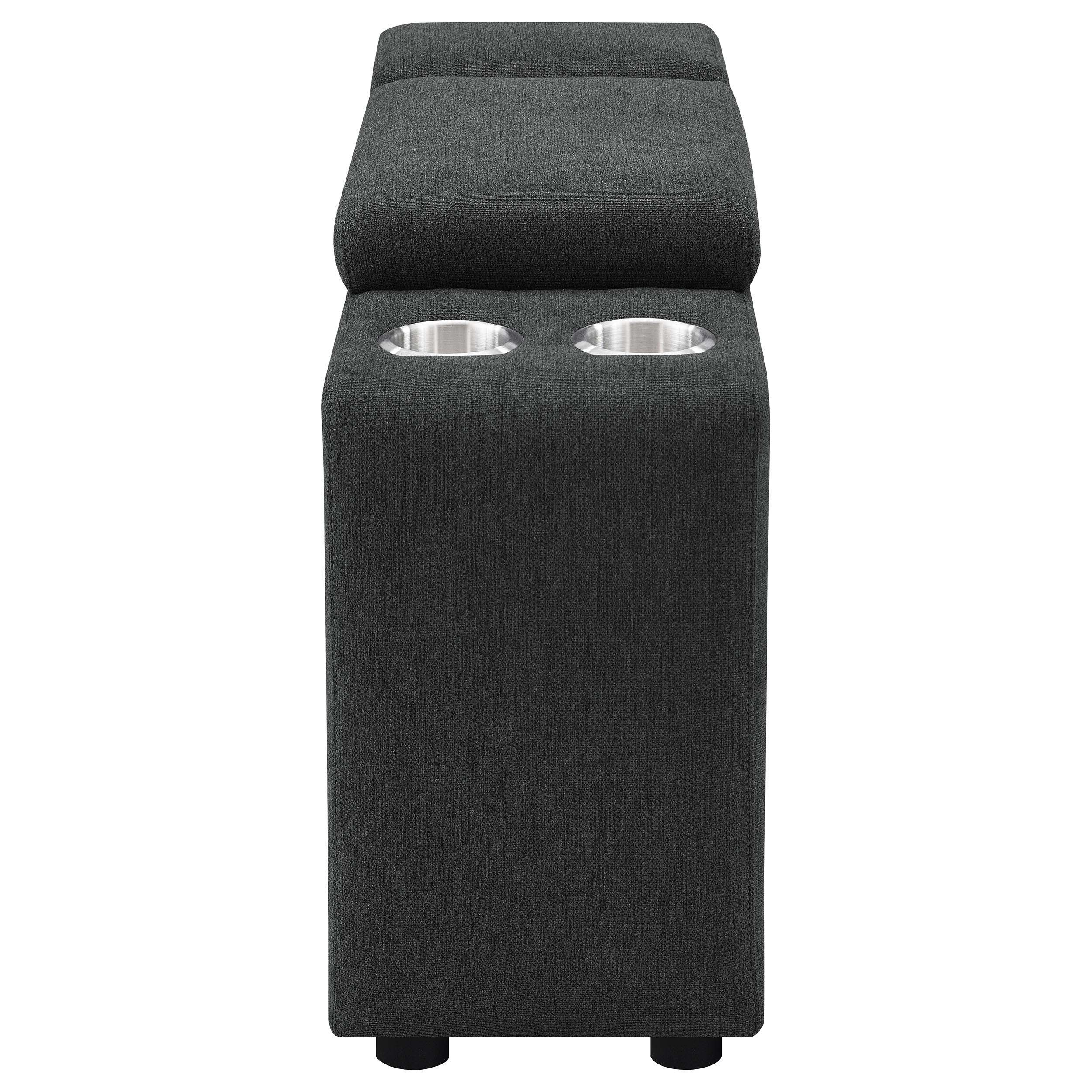 Collins Modular Power Armless Recliner Dark Grey