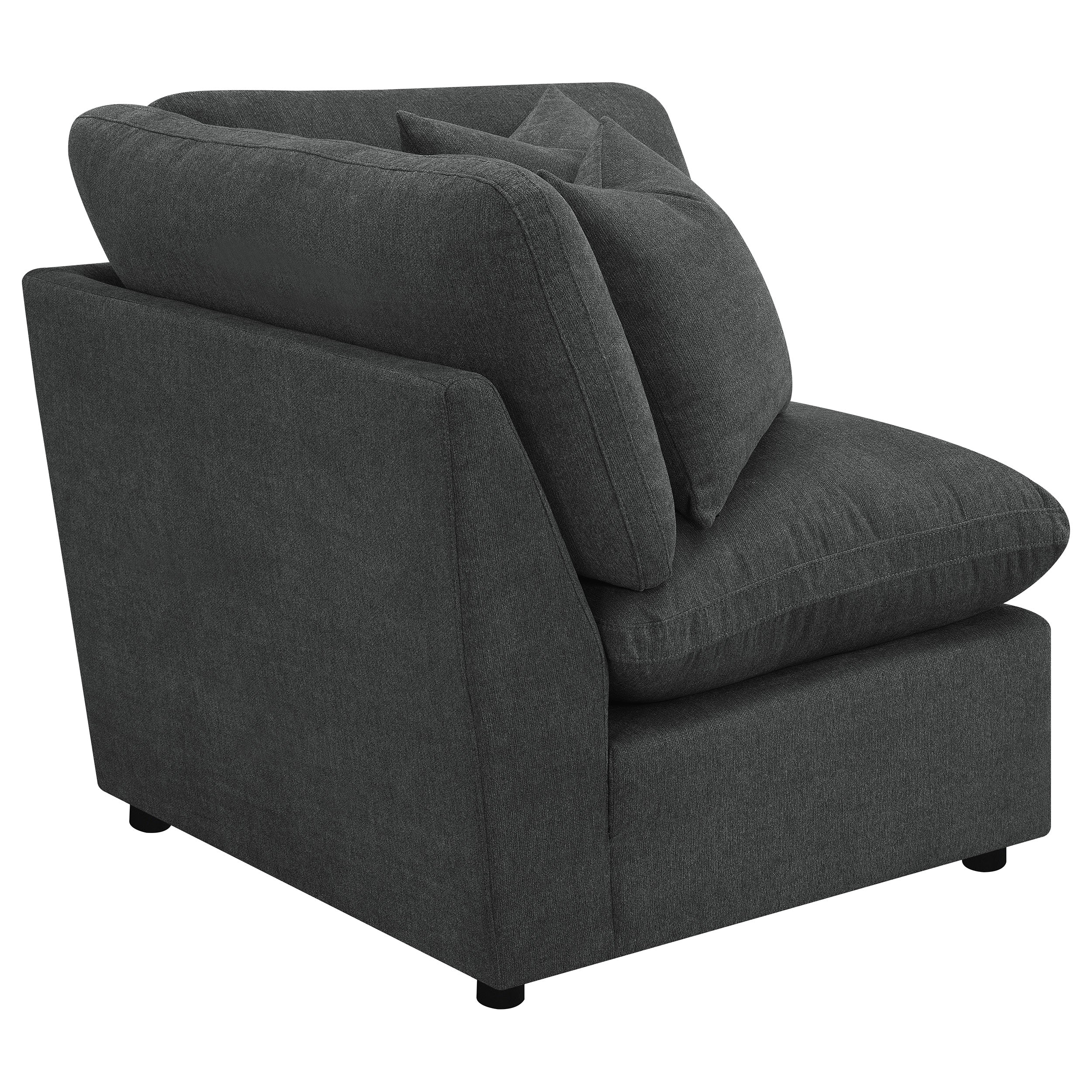 Collins Modular Power Armless Recliner Dark Grey