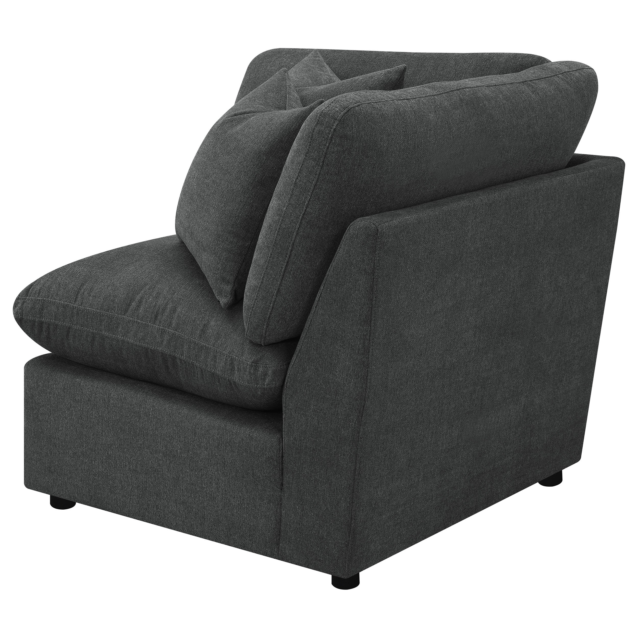 Collins Modular Power Armless Recliner Dark Grey