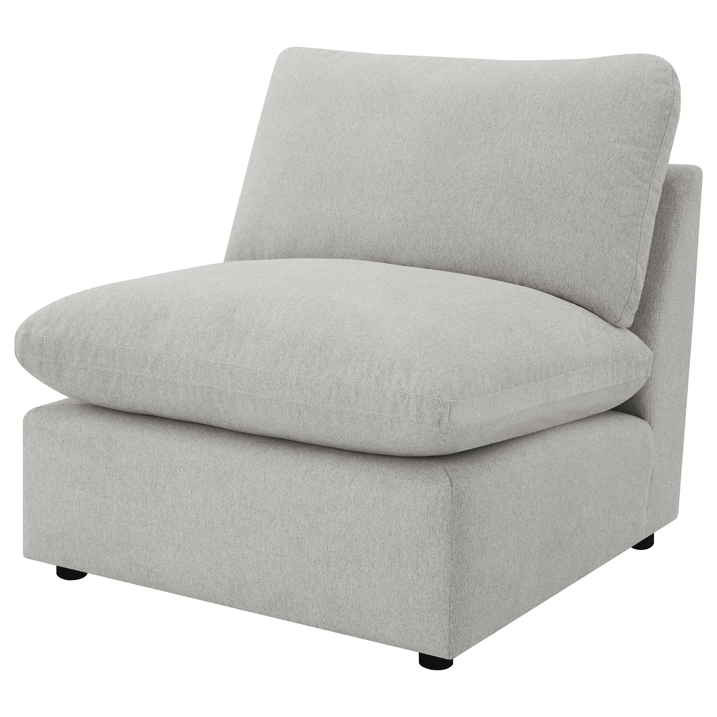 Collins Modular Power Reclining Sectional Armless Chair Grey