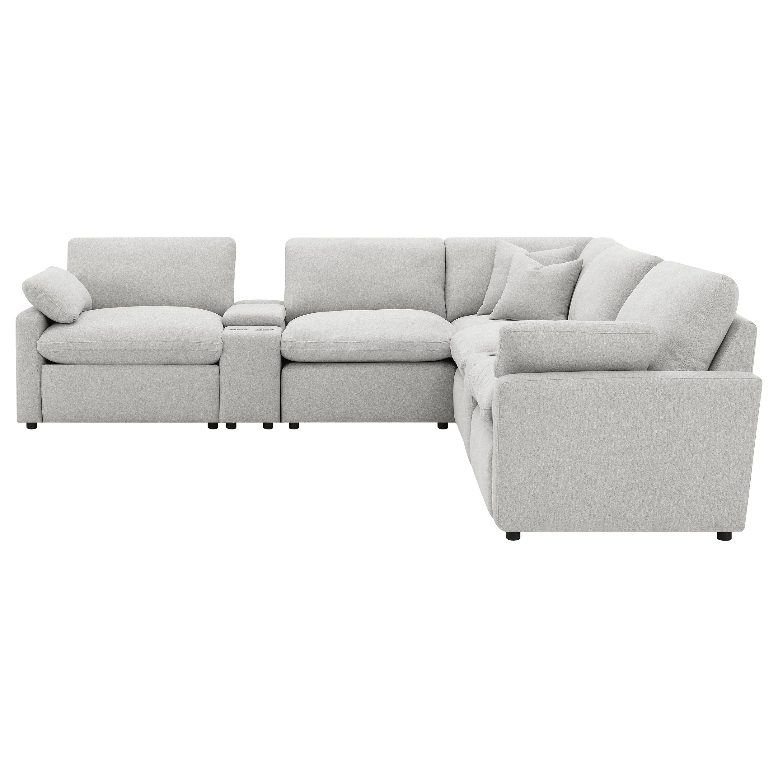 Collins  Modular Power Reclining Sectional Dark Grey