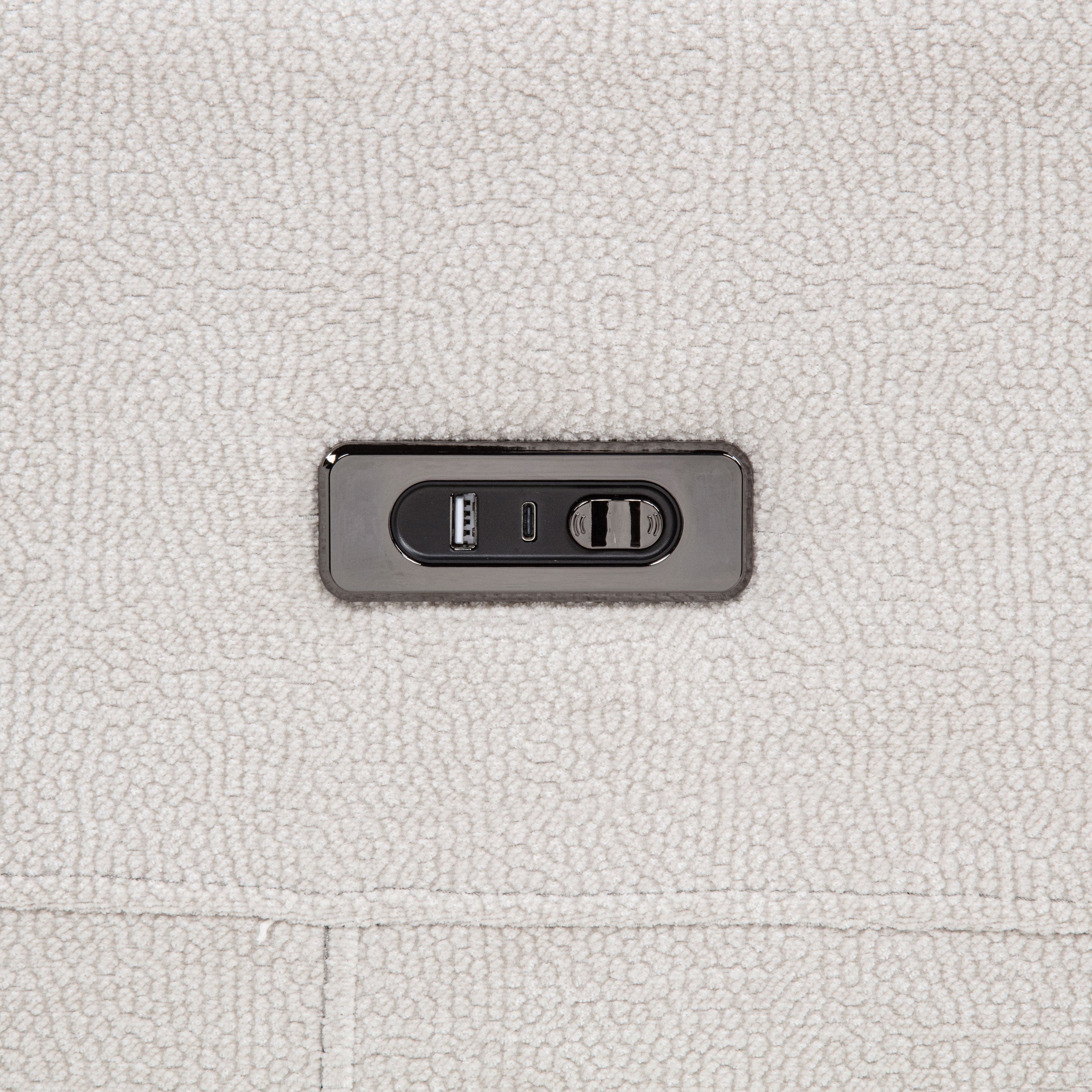 Kennett Chenille Upholstered Power Reclining Sofa
