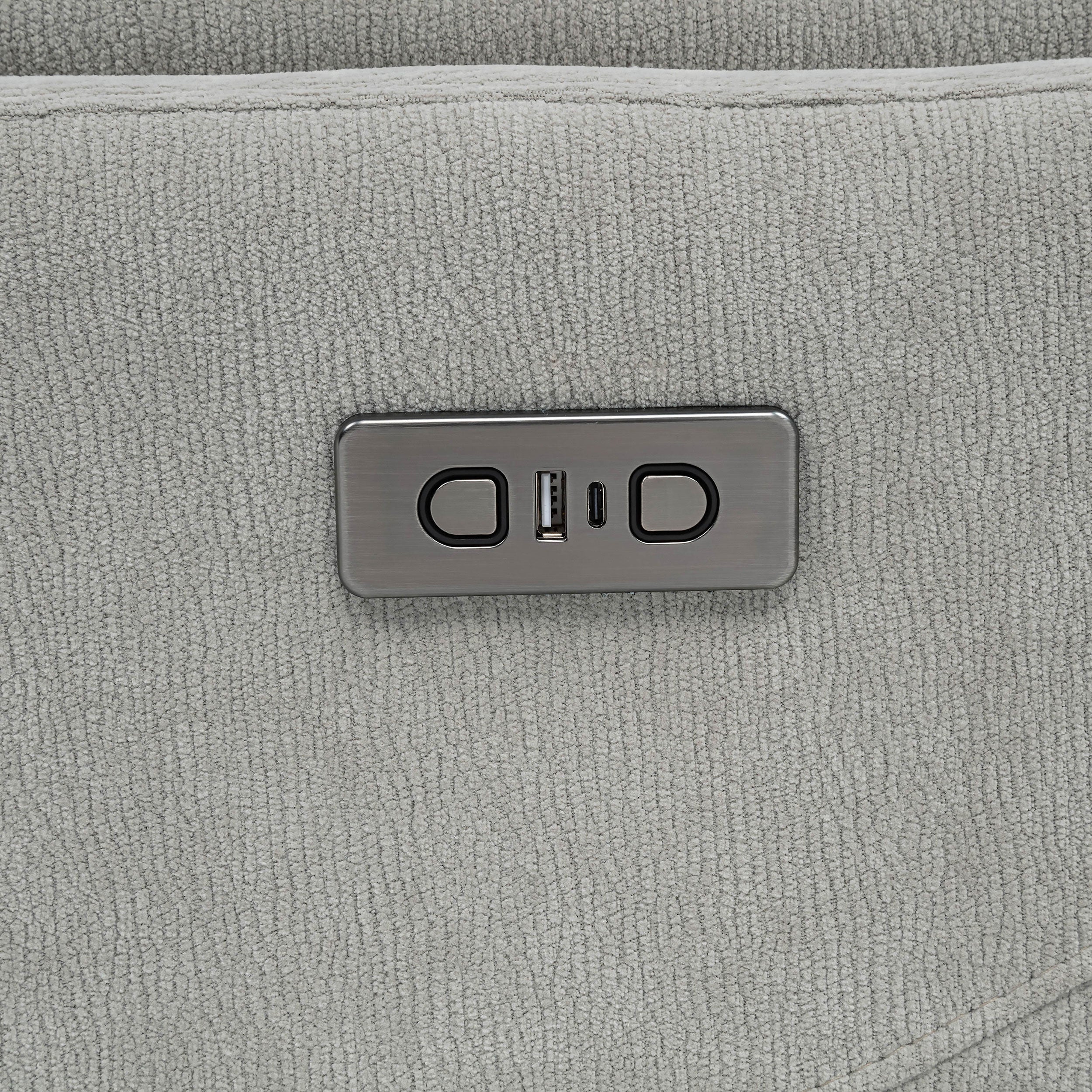 Adler Upholstered Power Swivel Glider Recliner
