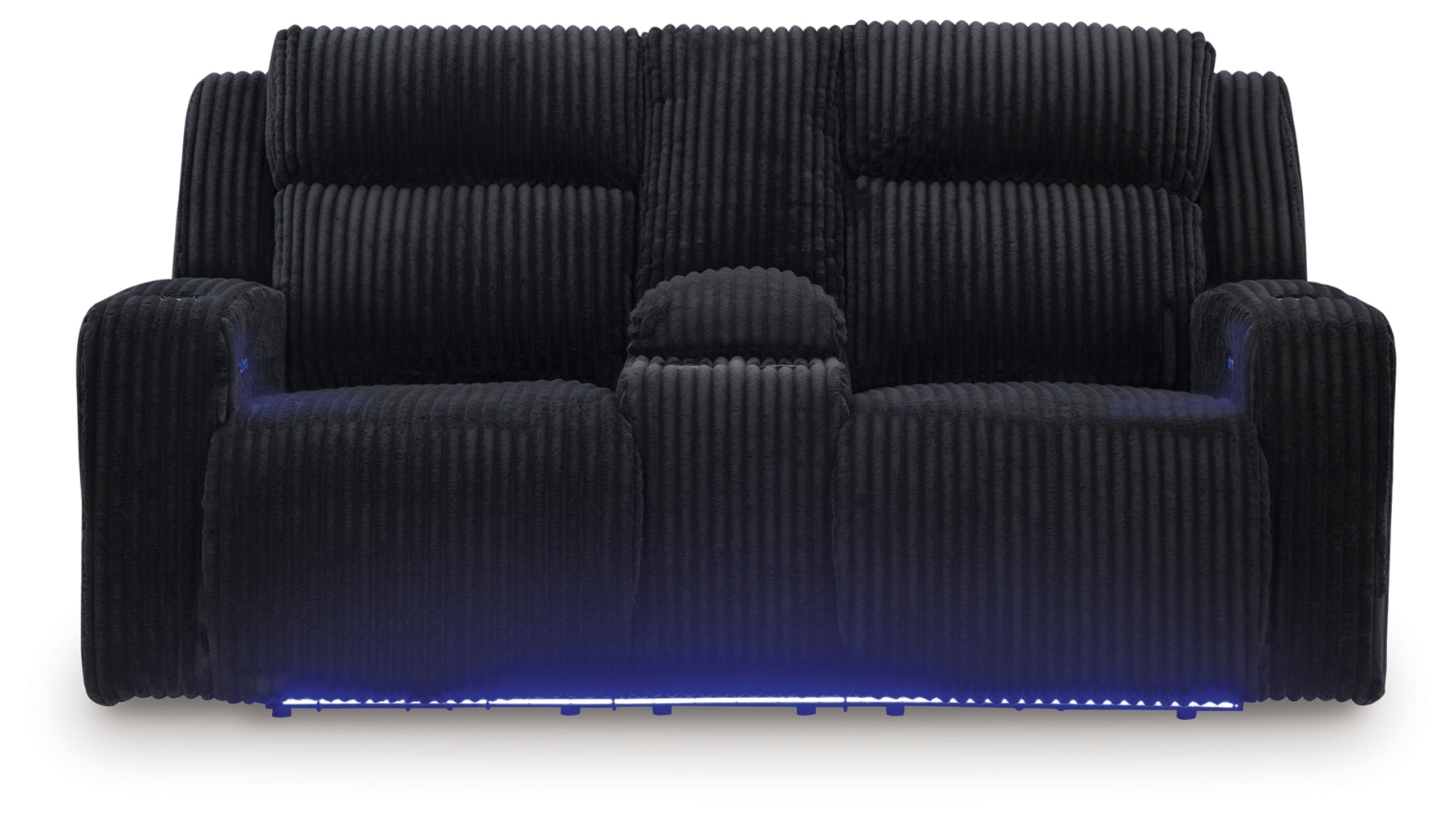 TwinBrooke Power Reclining Loveseat/Console/Adjustable Headrest