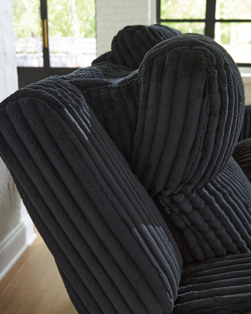 TwinBrooke Power Reclining Sofa with Adjustable Headrest