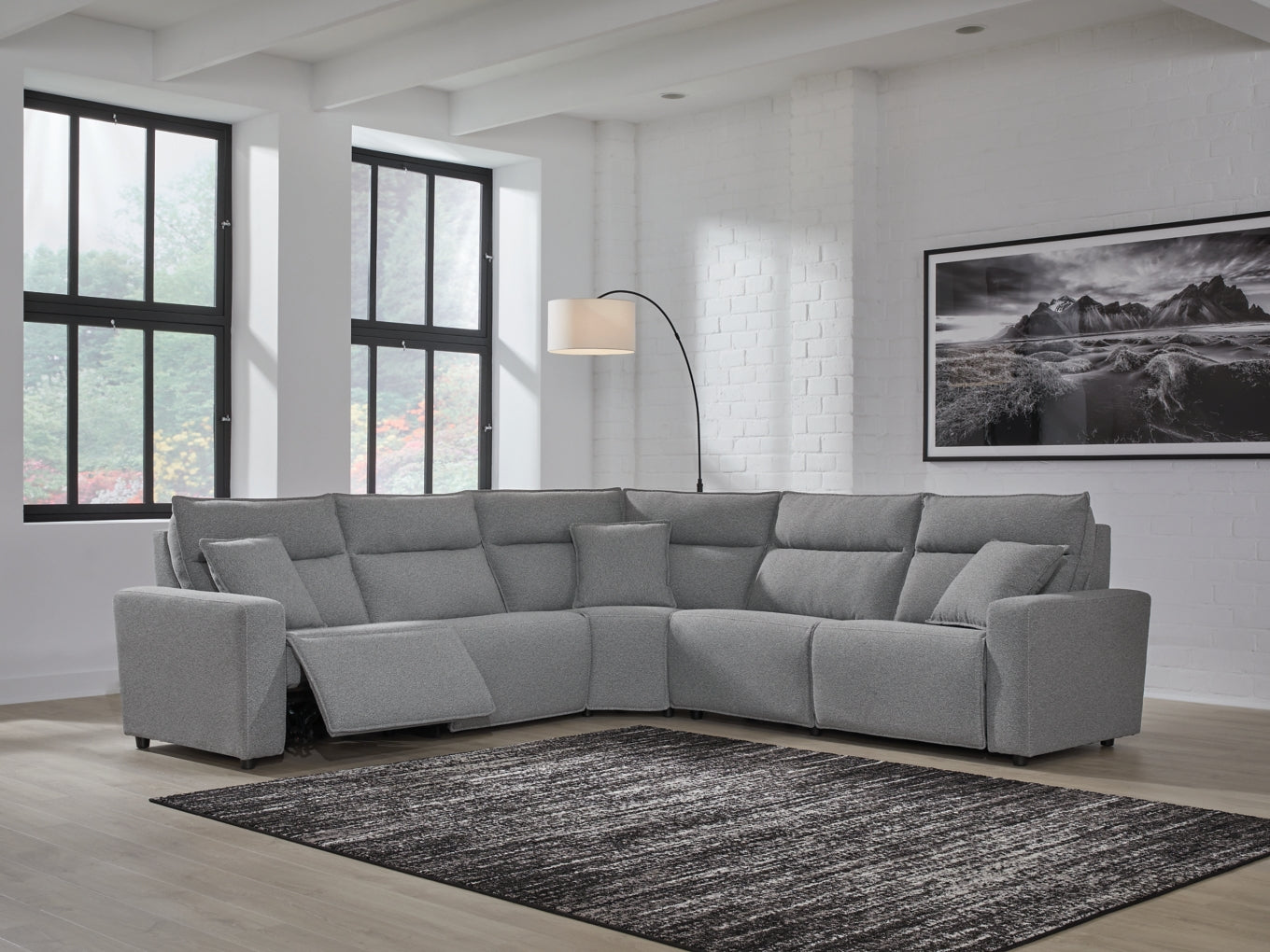 Modmax Sofa, Loveseat and Recliner Sectional Set