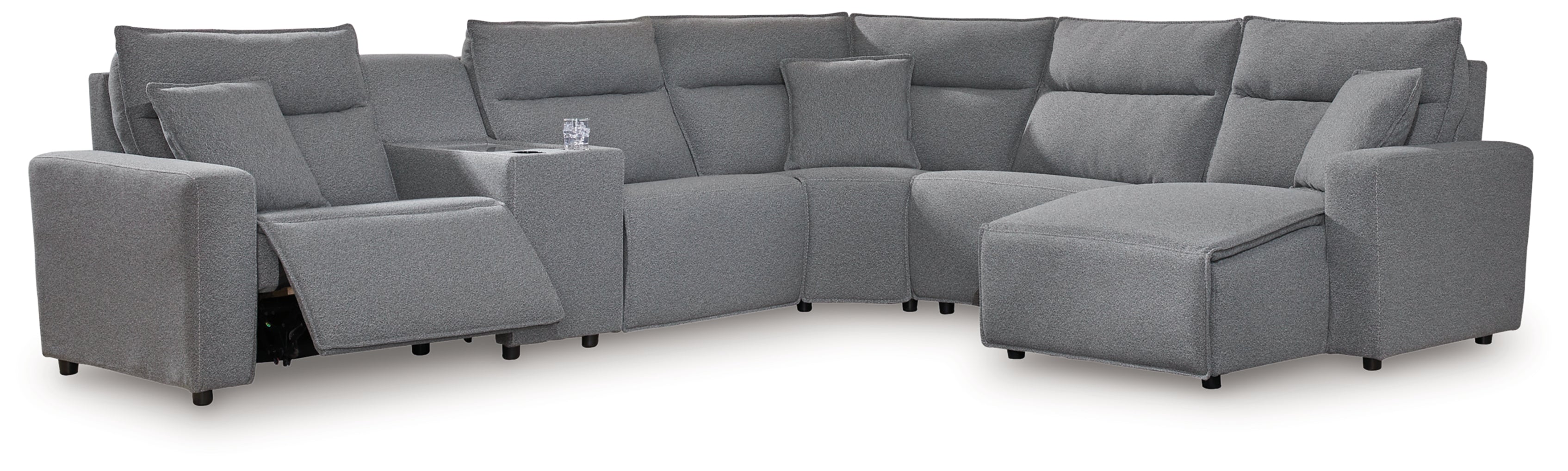 Modmax Sofa, Loveseat and Recliner Sectional Set