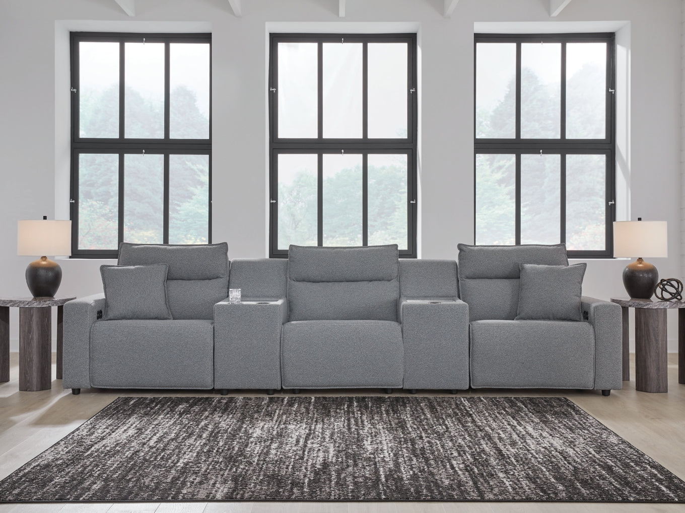 Modmax Sofa, Loveseat and Recliner Sectional Set