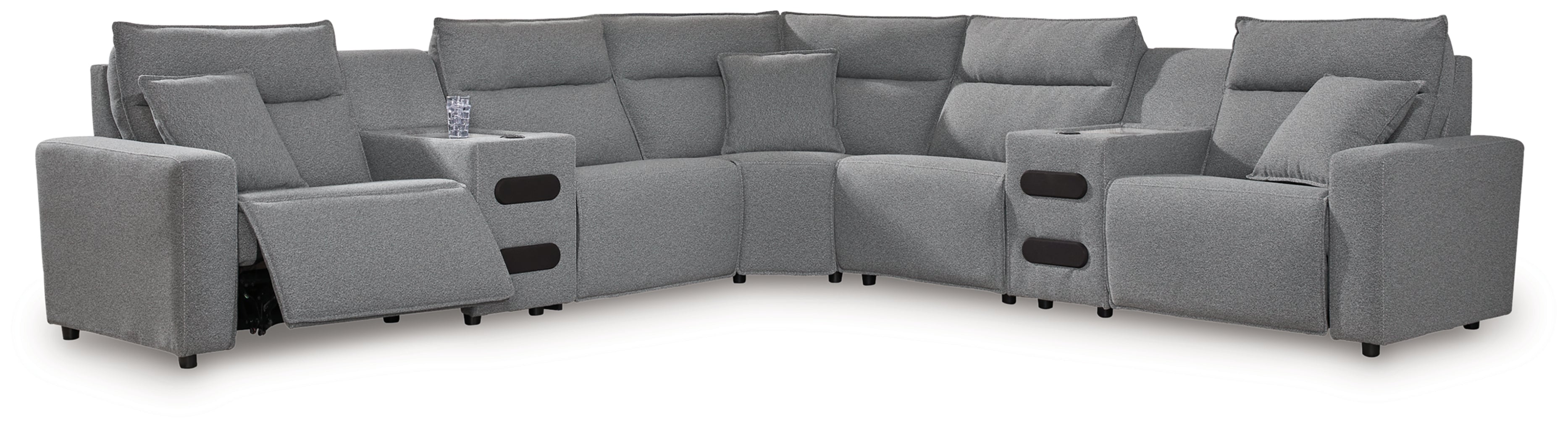 Modmax Sofa, Loveseat and Recliner Sectional Set
