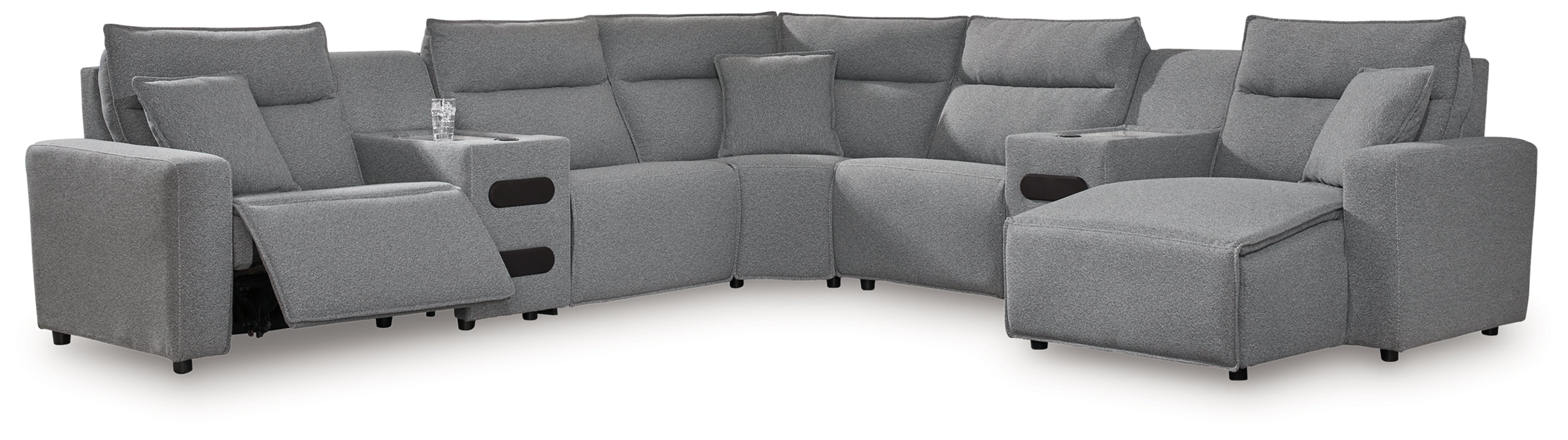 Modmax Sofa, Loveseat and Recliner Sectional Set