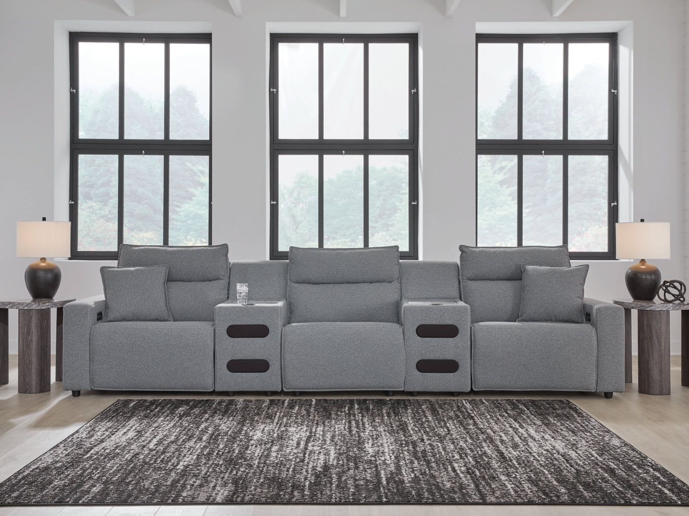 Modmax Sofa, Loveseat and Recliner Sectional Set