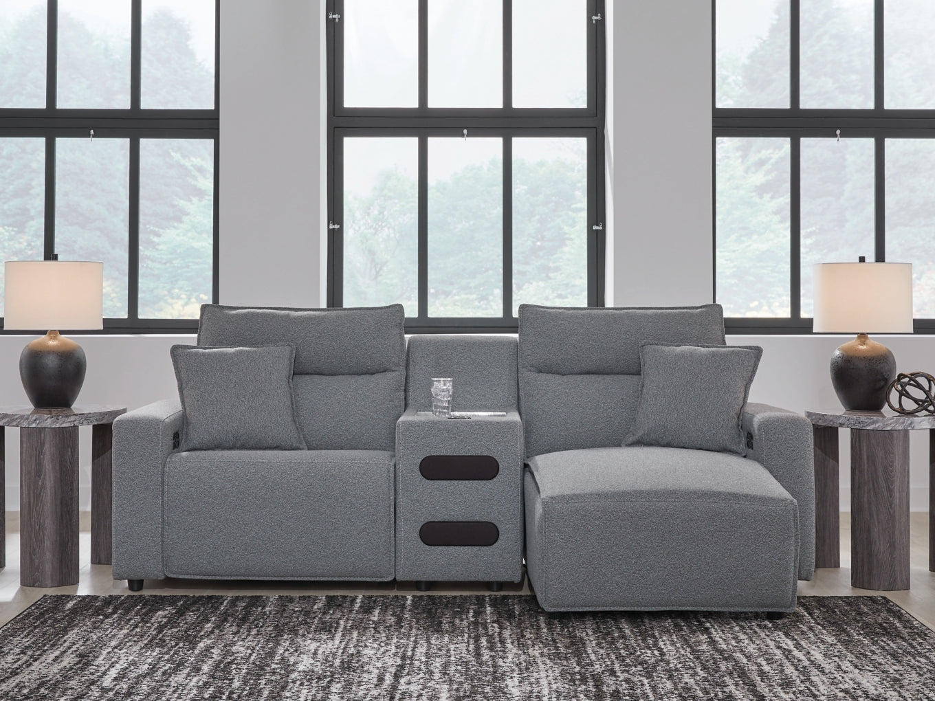 Modmax Sofa, Loveseat and Recliner Sectional Set
