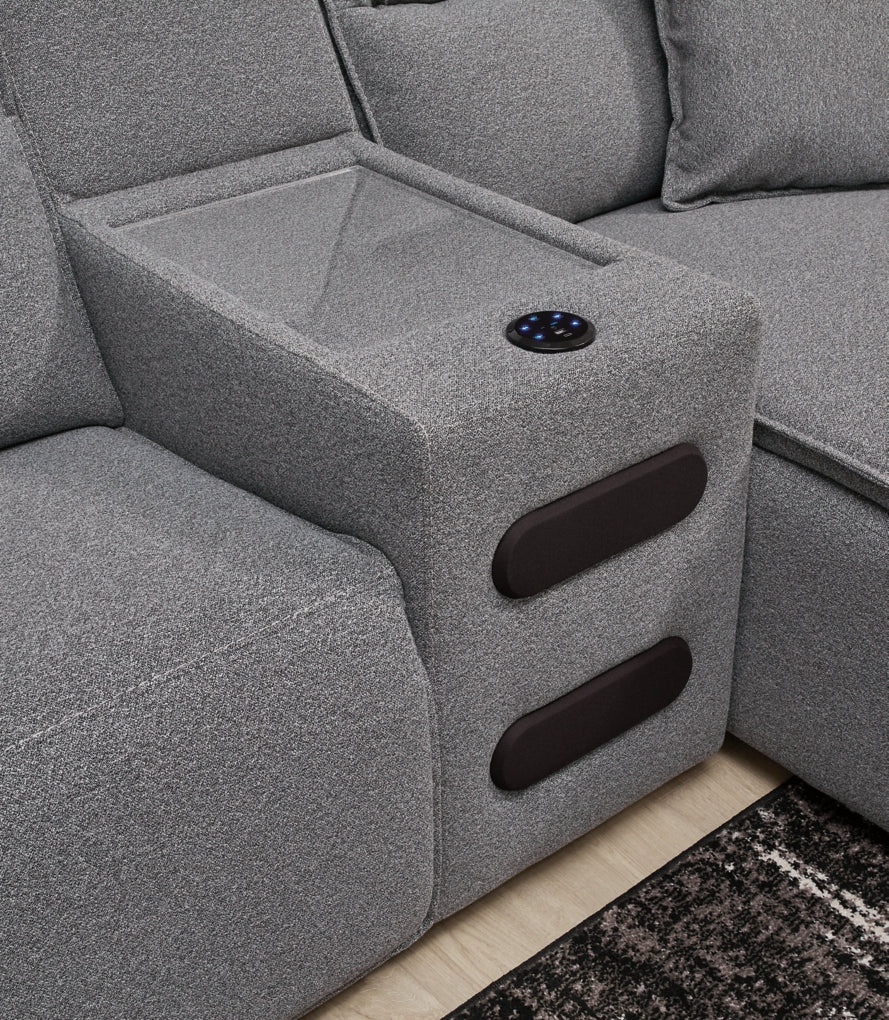Modmax II 5-Piece Power Reclining Sectional with Chaise