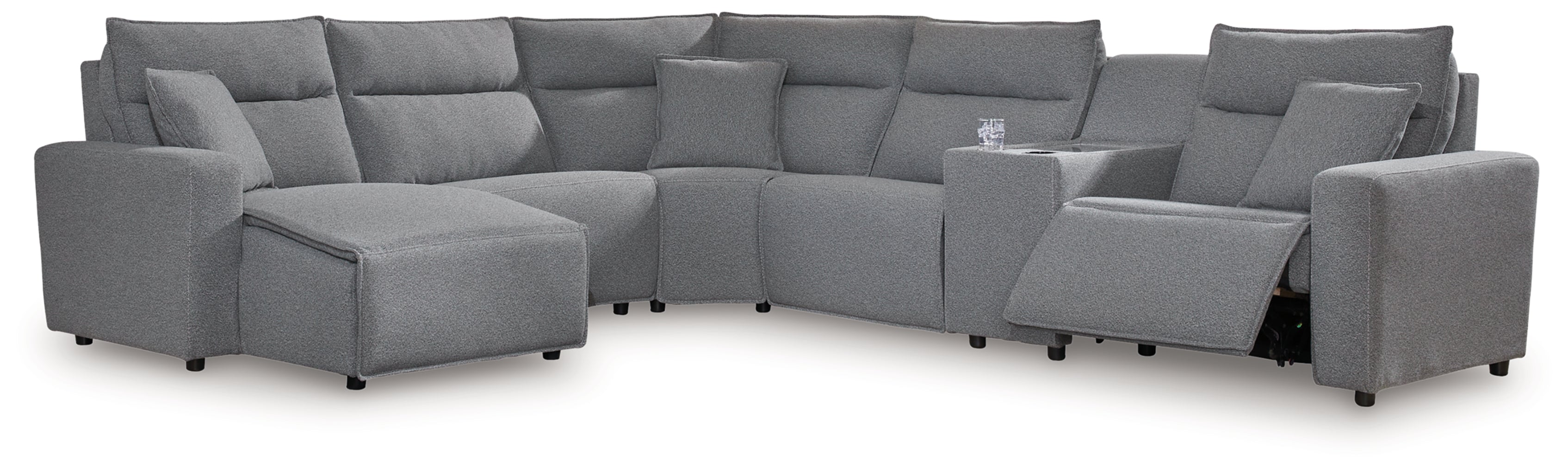 Modmax Sofa, Loveseat and Recliner Sectional Set