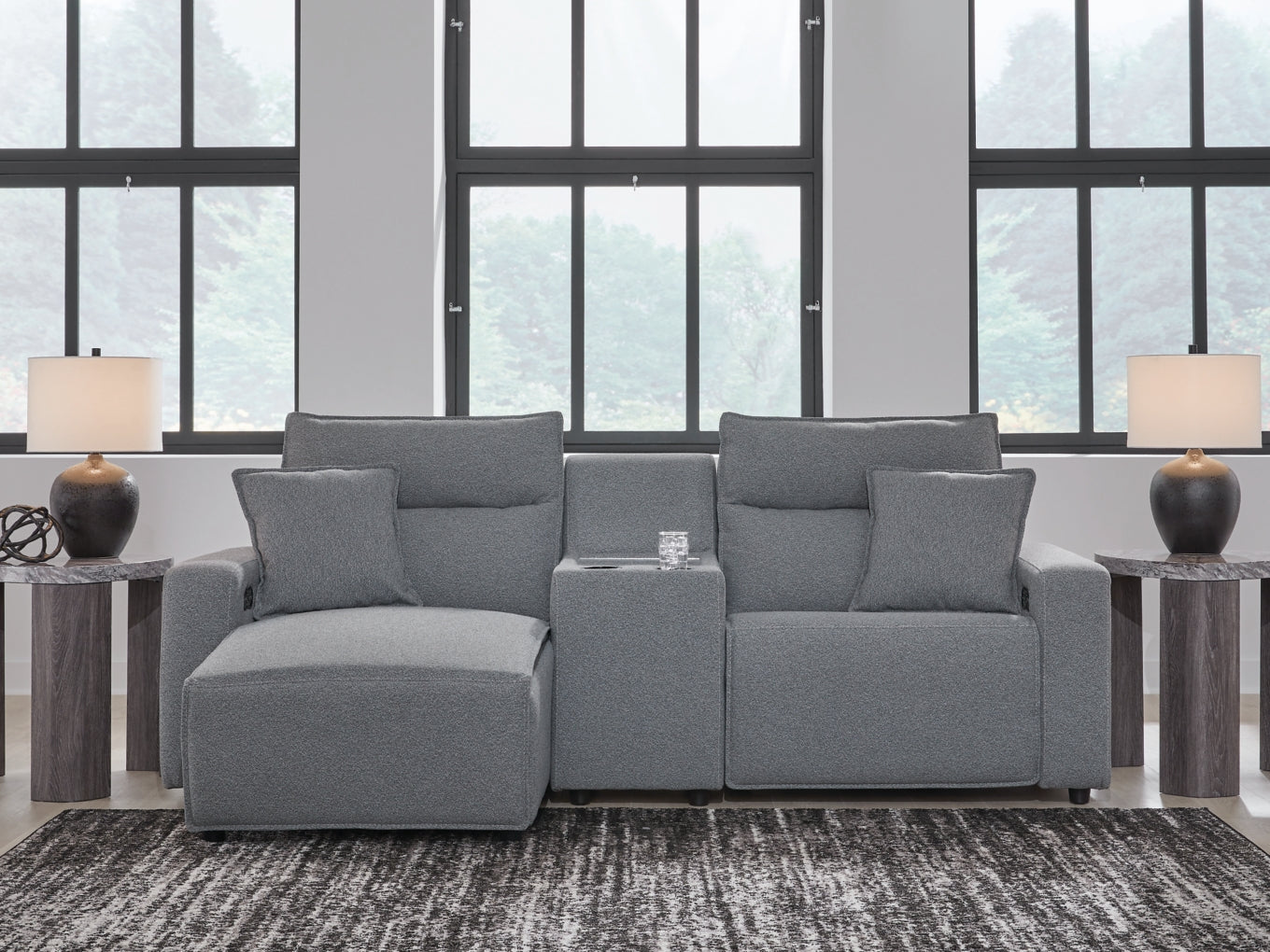 Modmax Sofa, Loveseat and Recliner Sectional Set