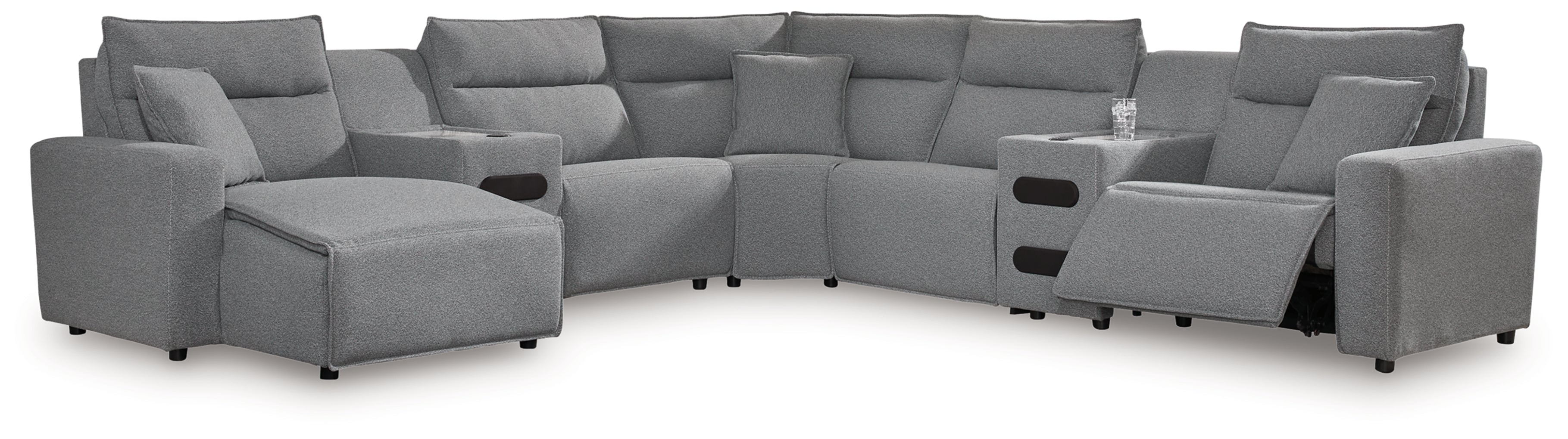 Modmax Sofa, Loveseat and Recliner Sectional Set