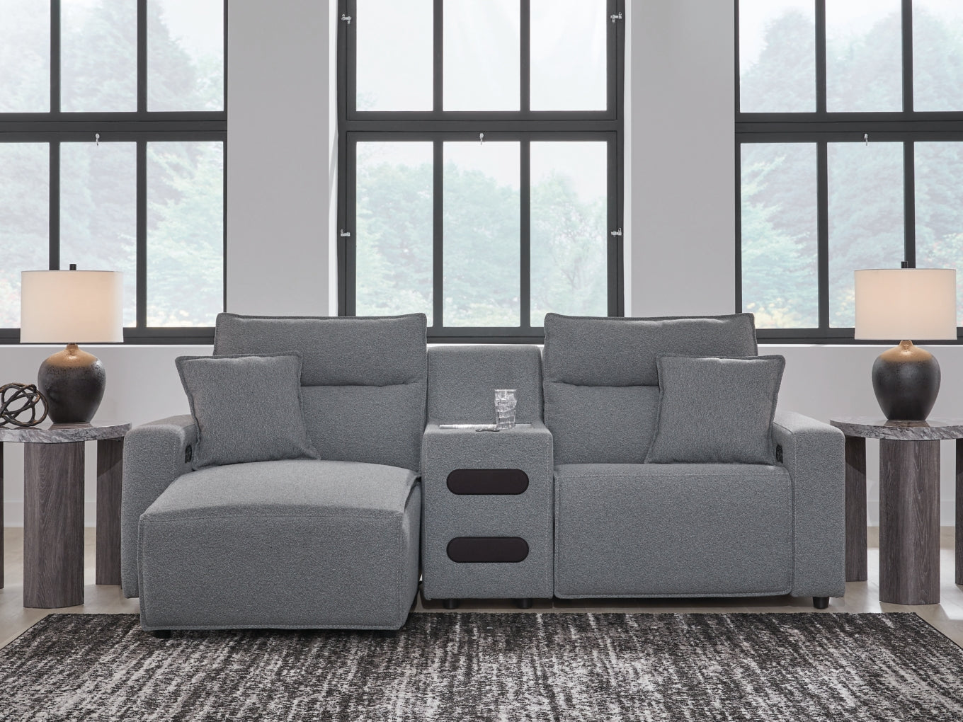Modmax Sofa, Loveseat and Recliner Sectional Set