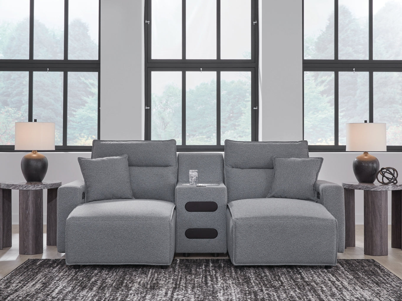 Modmax Sofa, Loveseat and Recliner Sectional Set