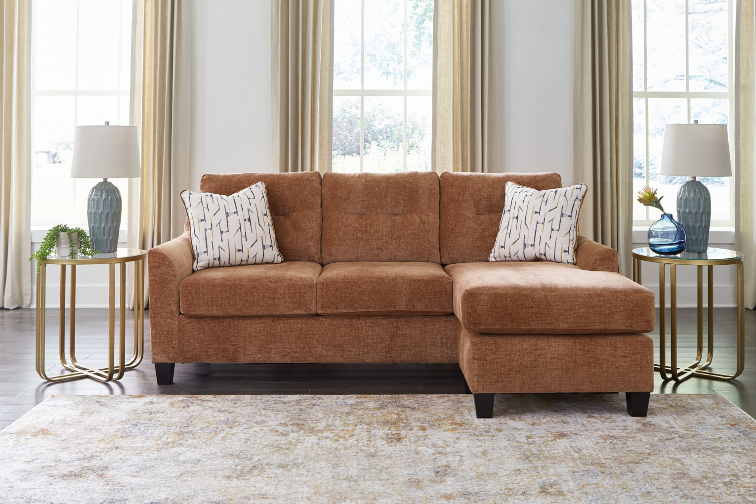 Amity Bay Sofa Chaise Queen Sleeper