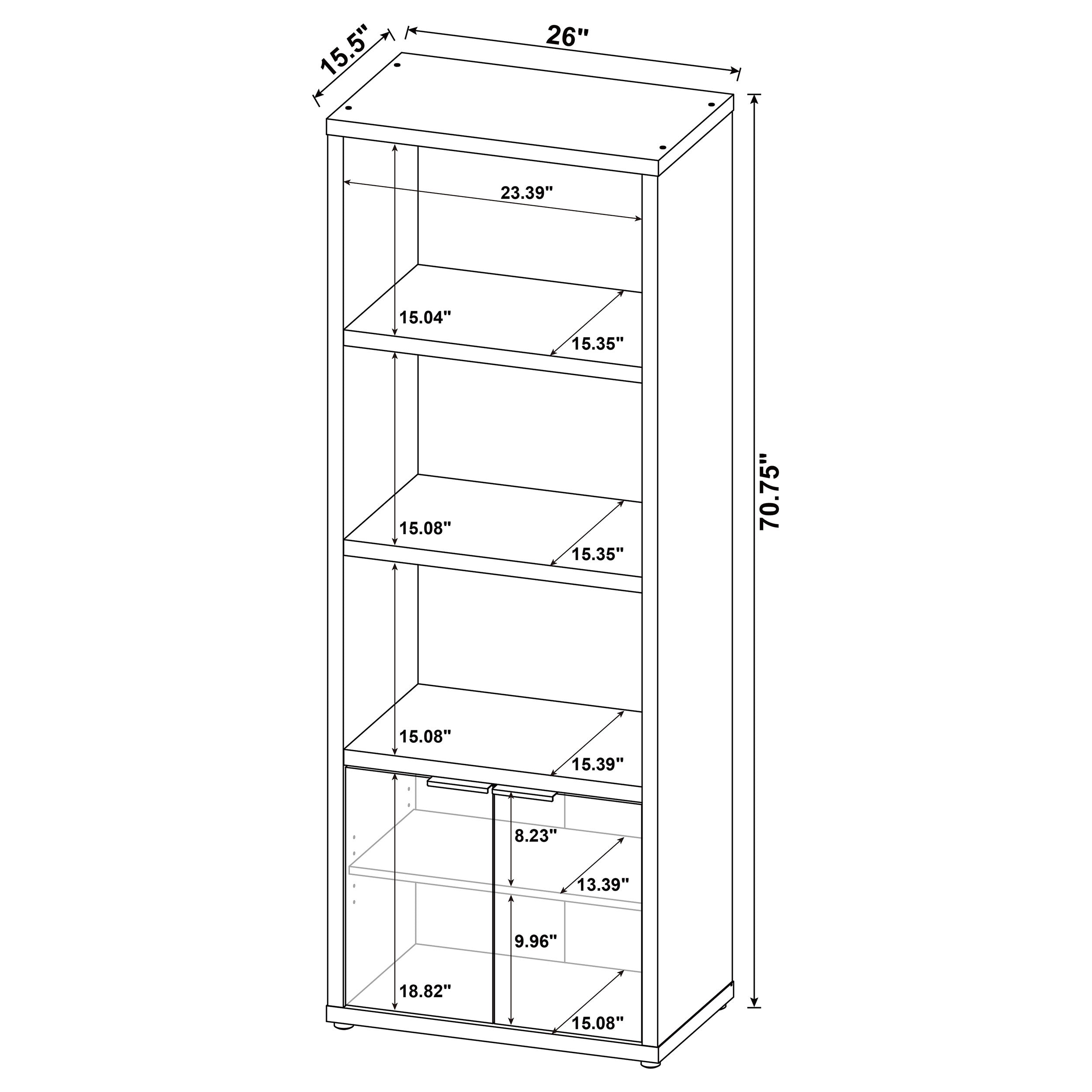 Tabby 3-piece Entertainment Center With 60" TV Stand Mango