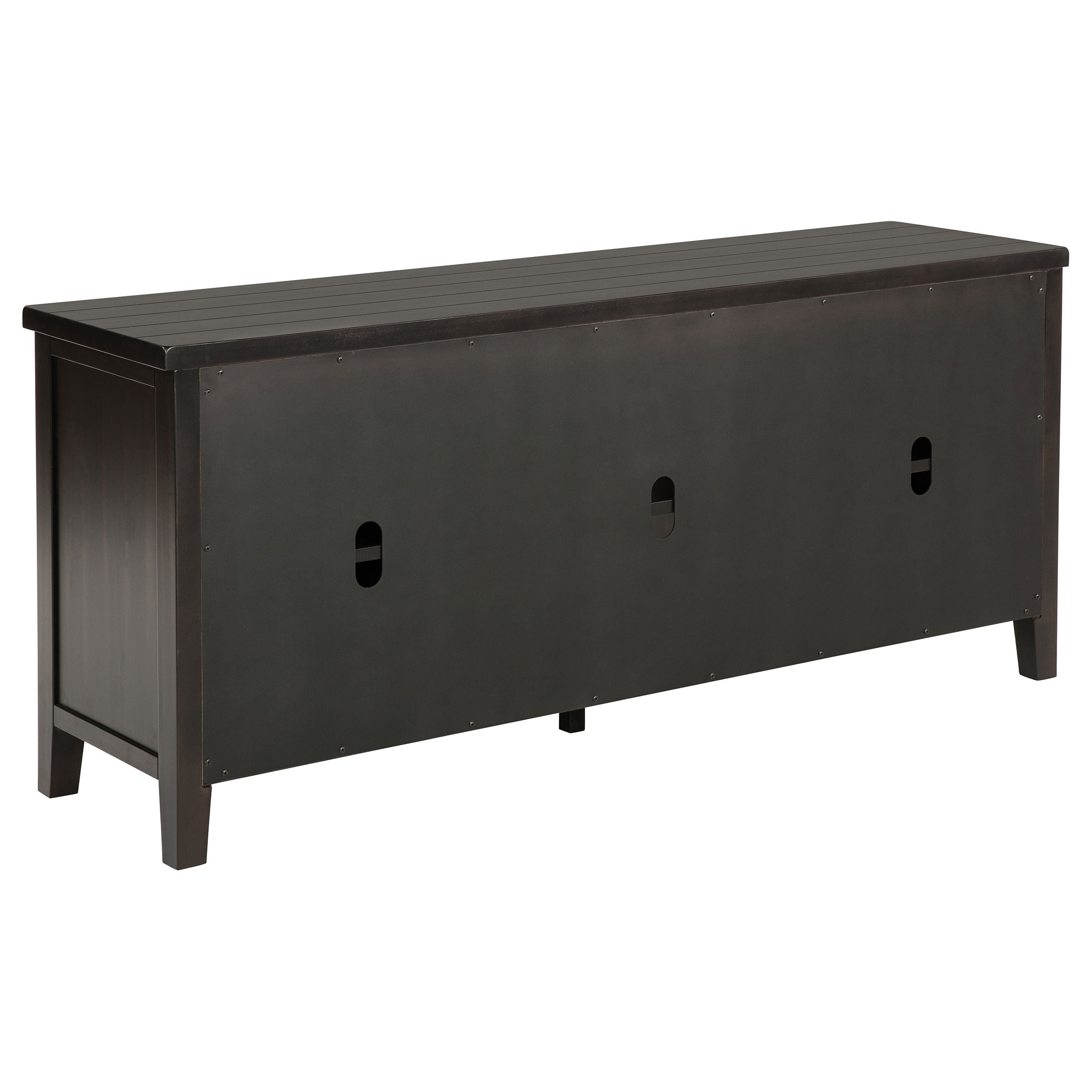 Concord 2-door 60-inch TV Stand Console Distressed Java