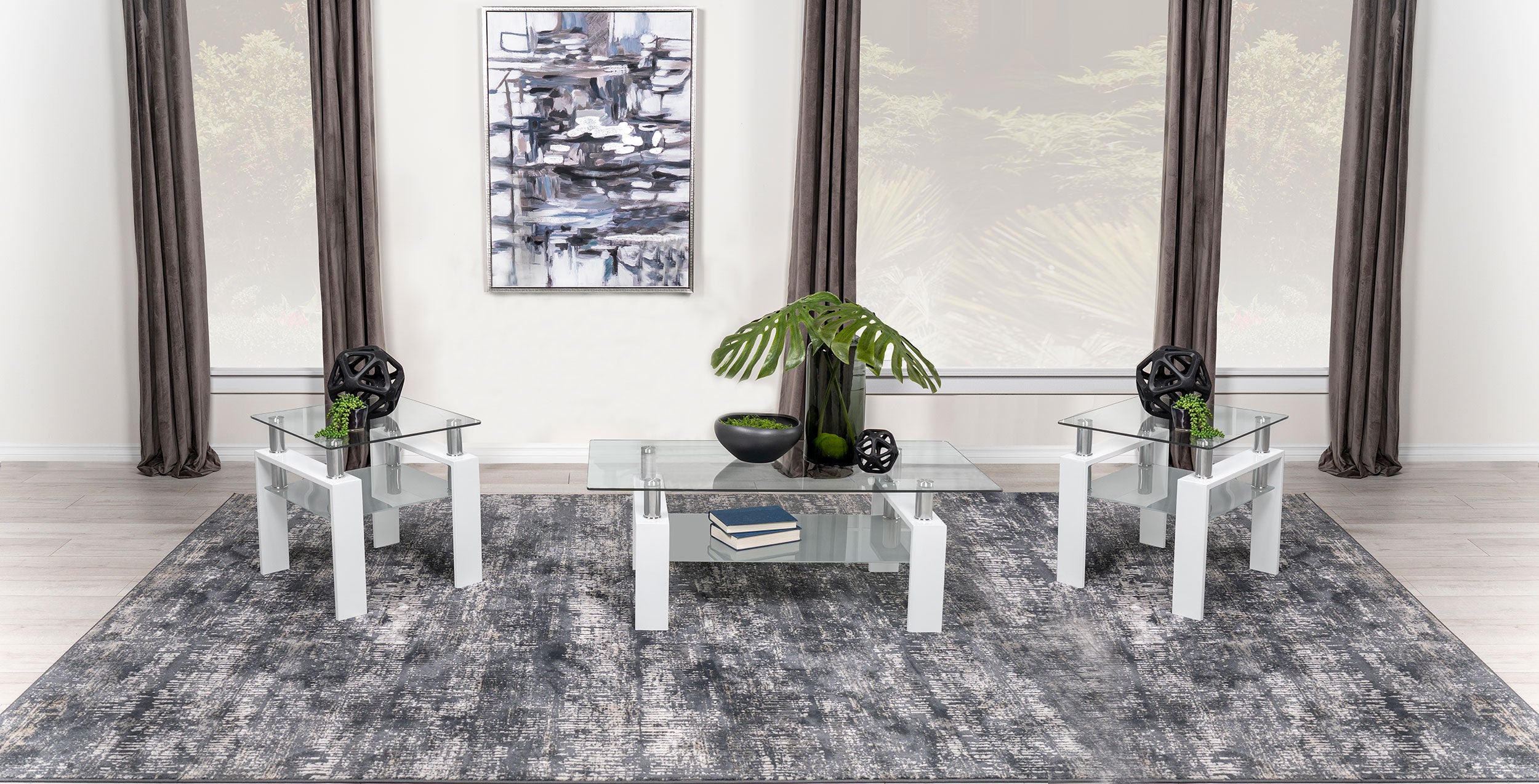 Dyer Rectangular Coffee and End Table Set