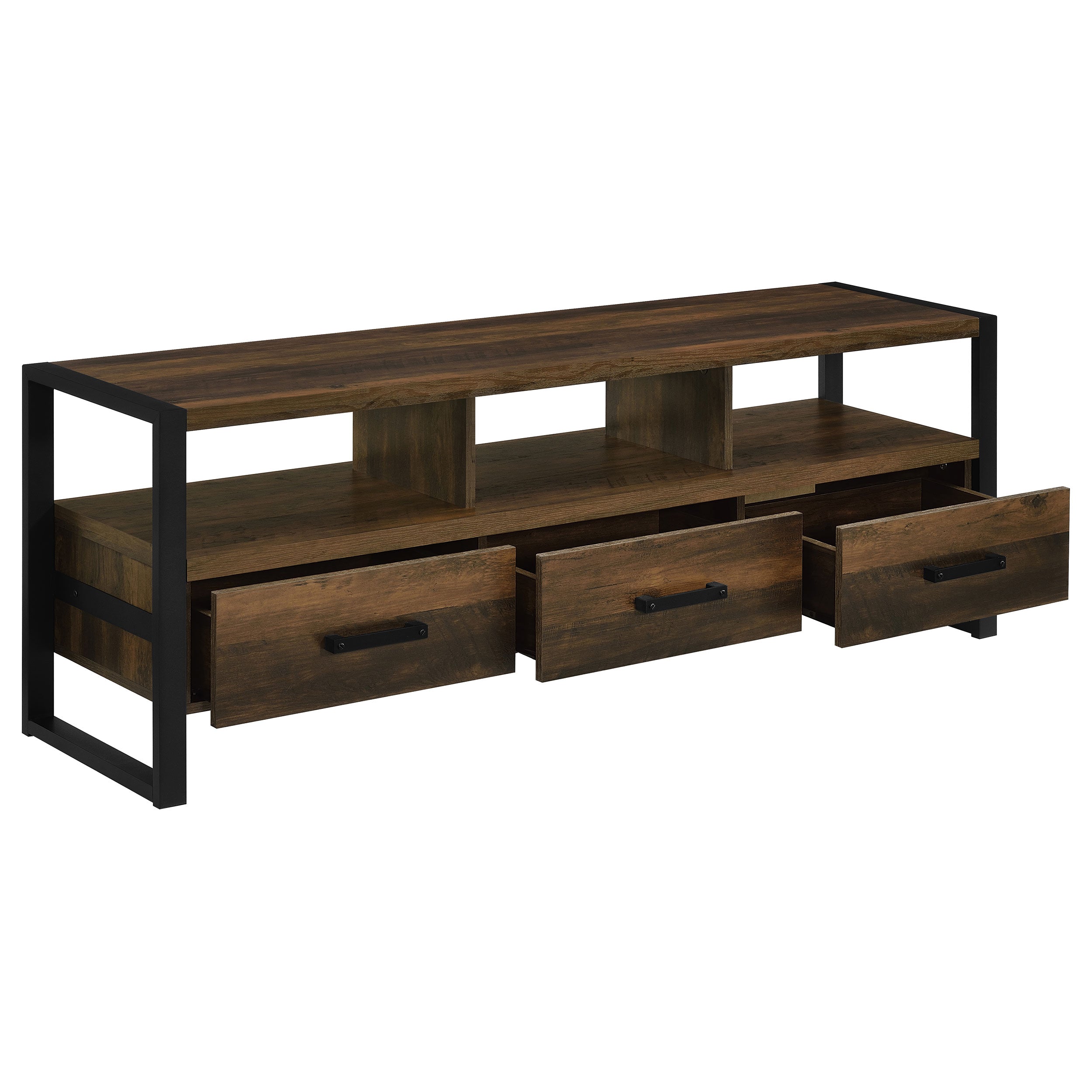 James 2-drawer Composite Wood 48" TV Stand Antique Pine