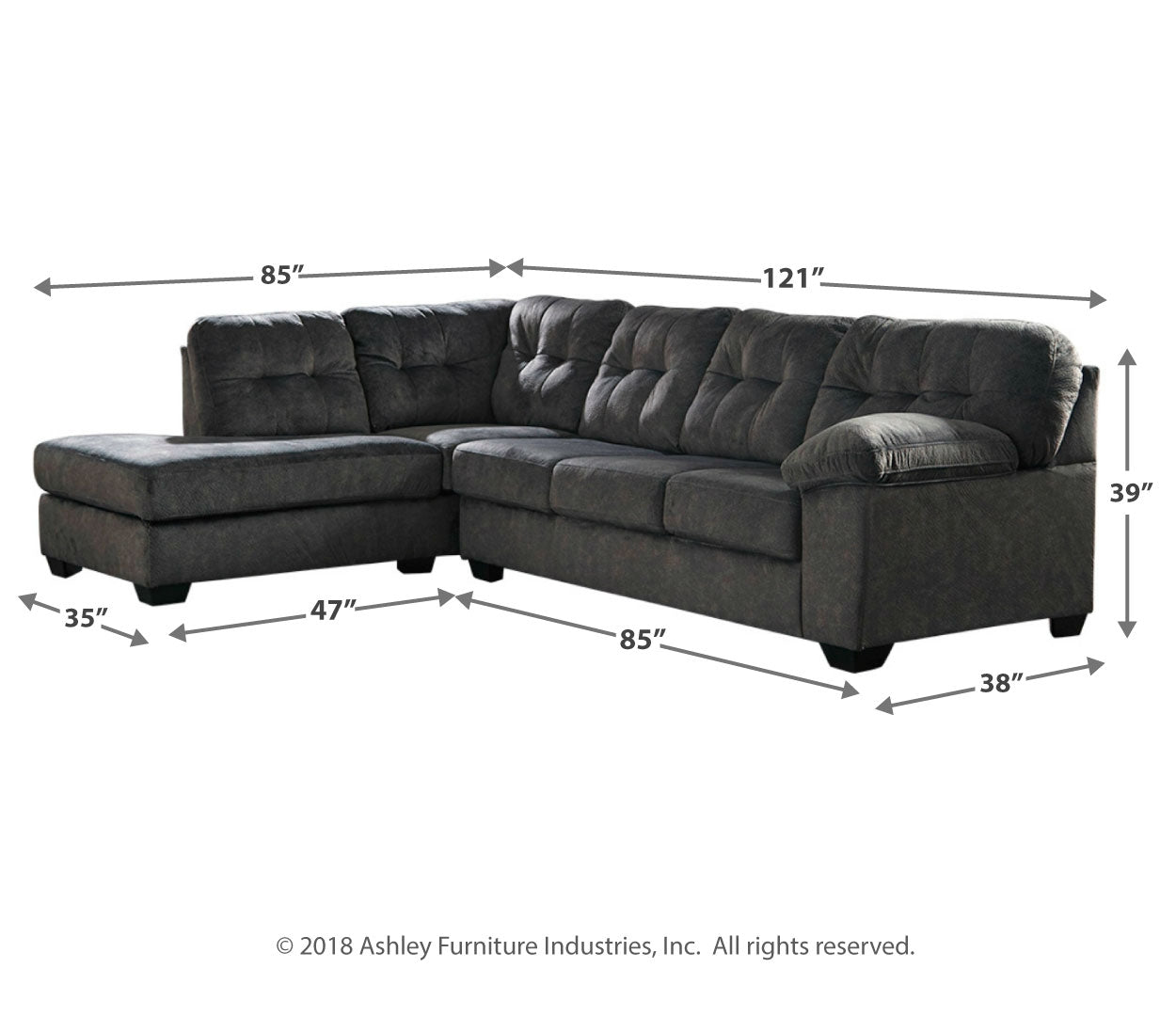 Accrington 2-Piece Sectional with Chaise