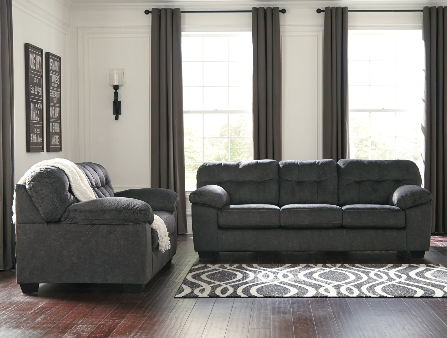 Accrington Sofa and Loveseat Armchair