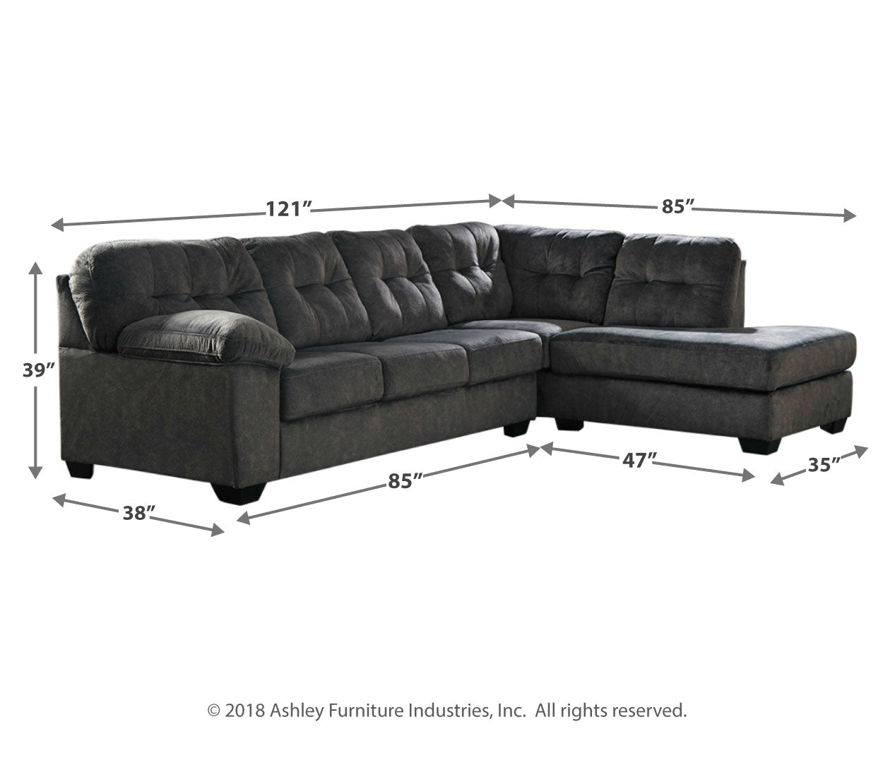 Accrington 2-Piece Sectional with Chaise